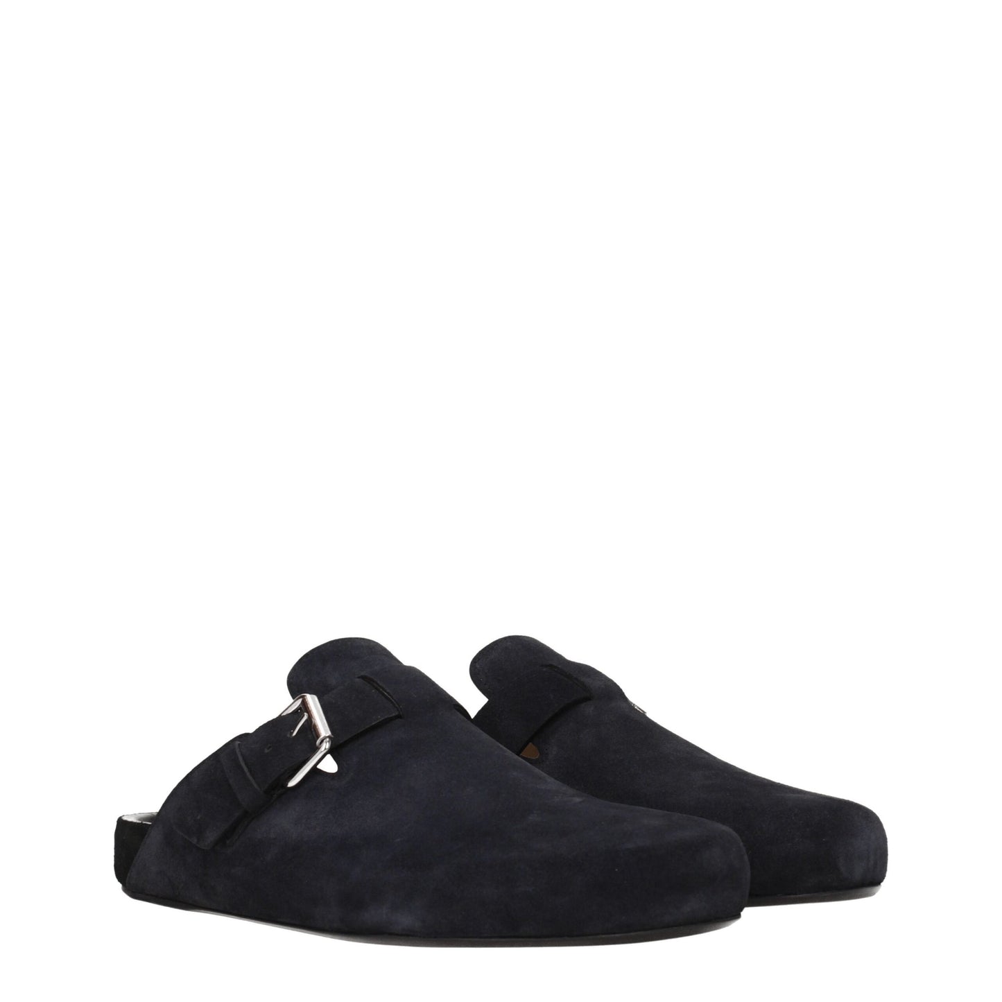 Sandales-chaussons en cuir noir Isabel Marant
