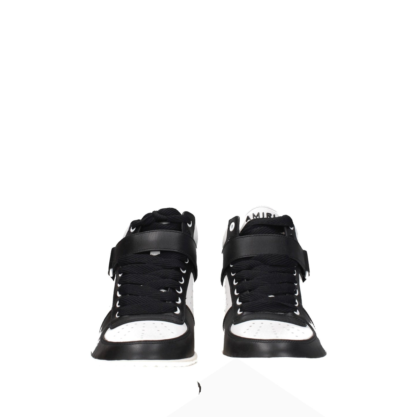 Amiri, baskets montantes en cuir noir