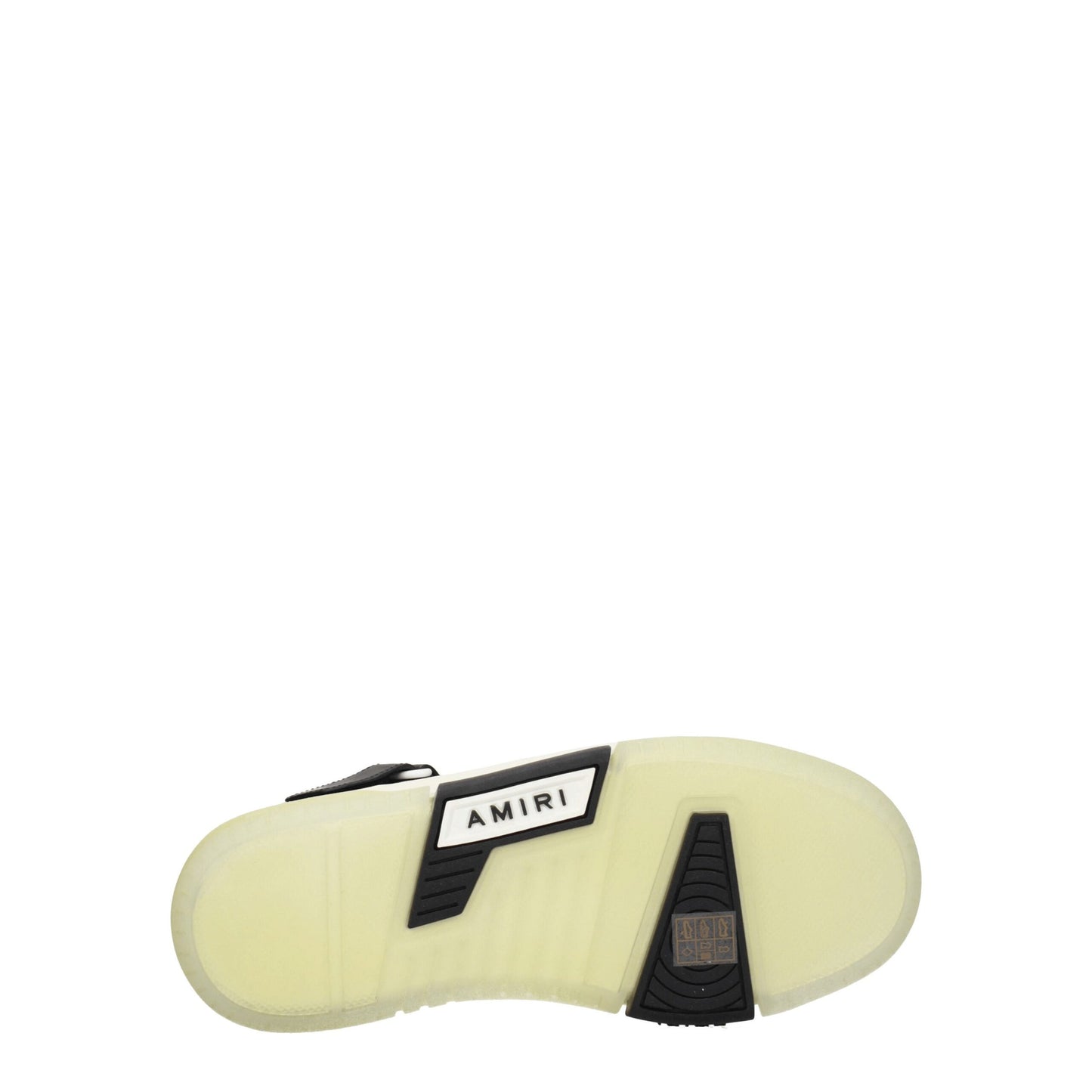 Amiri, baskets montantes en cuir noir