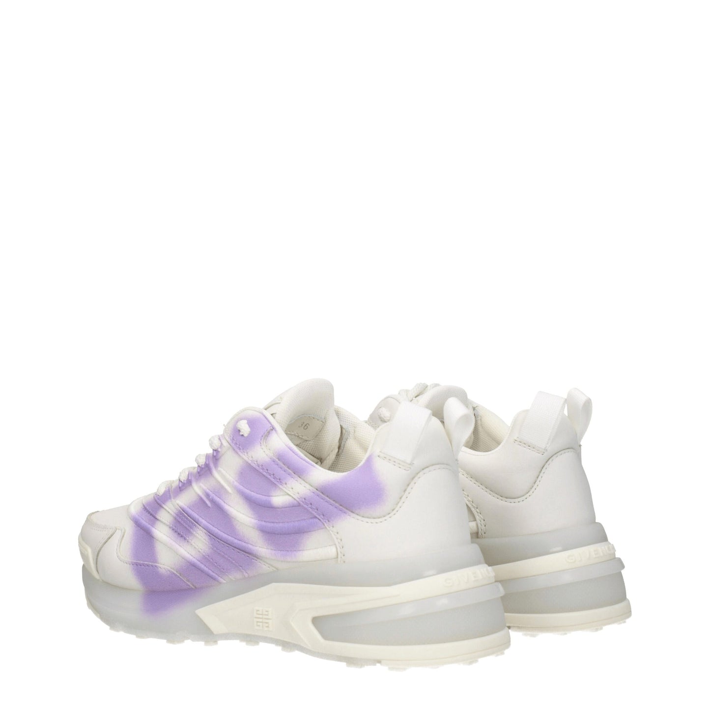 Givenchy beige leren lage sneakers