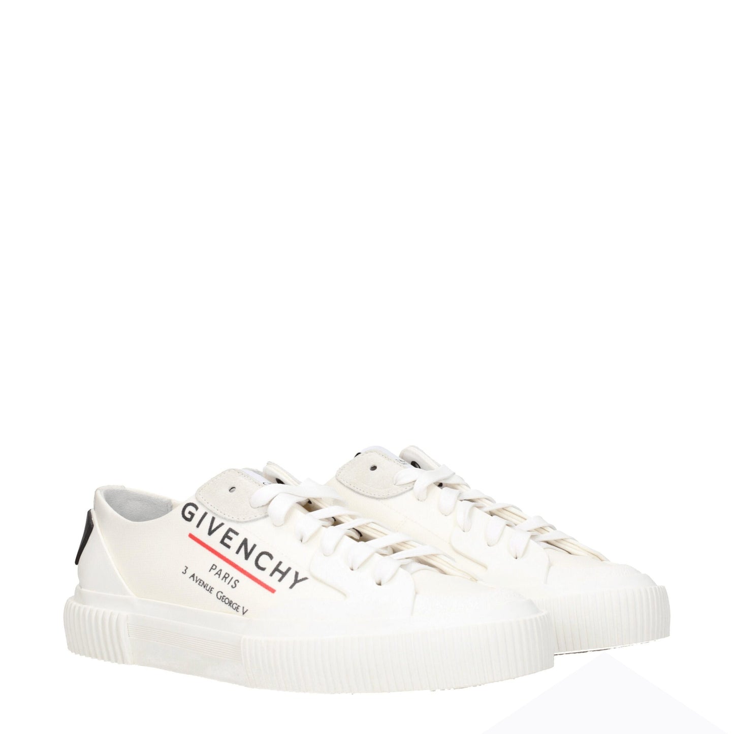 Baskets basses en tissu beige Givenchy