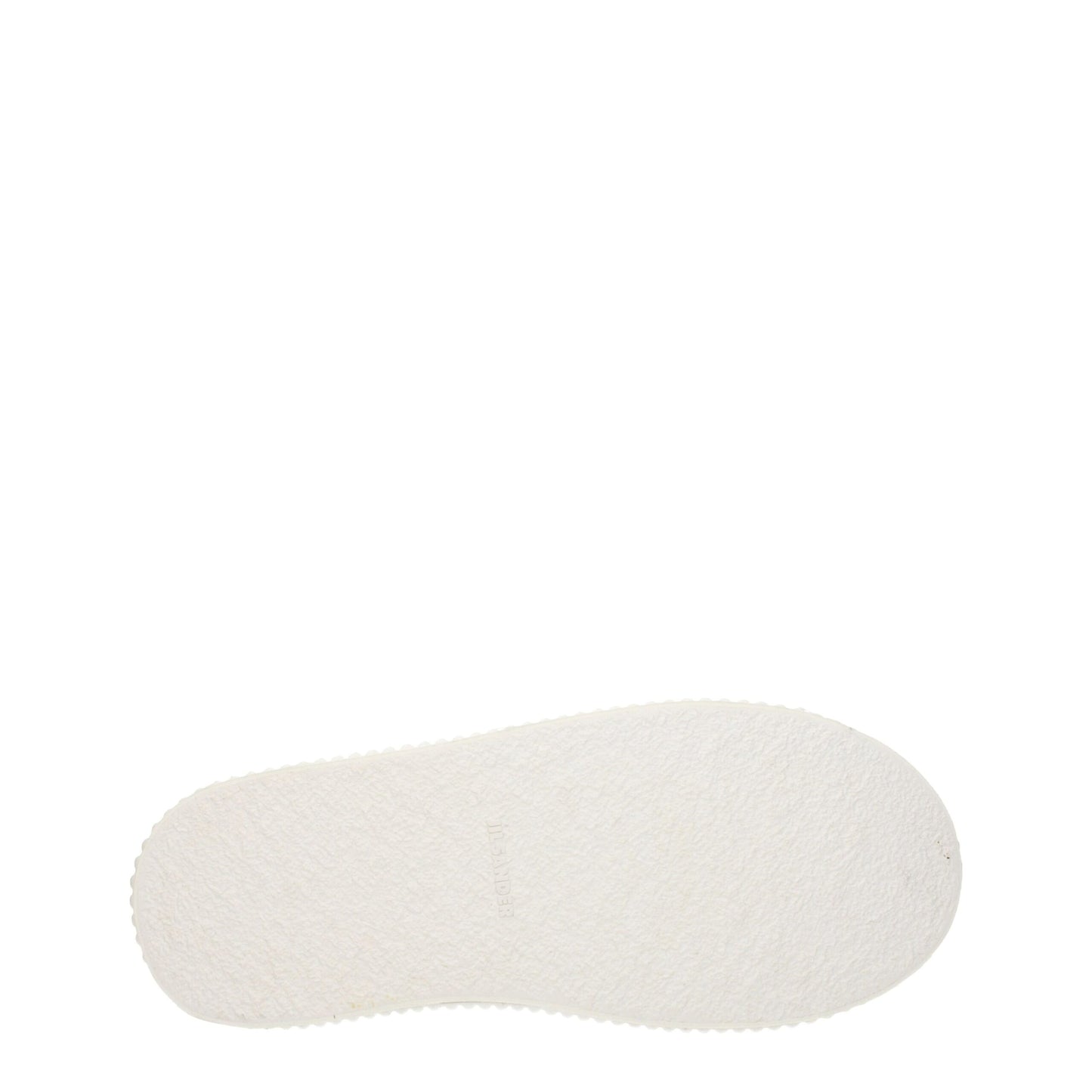 Sneakers à plateforme en tissu blanc de Jil Sander