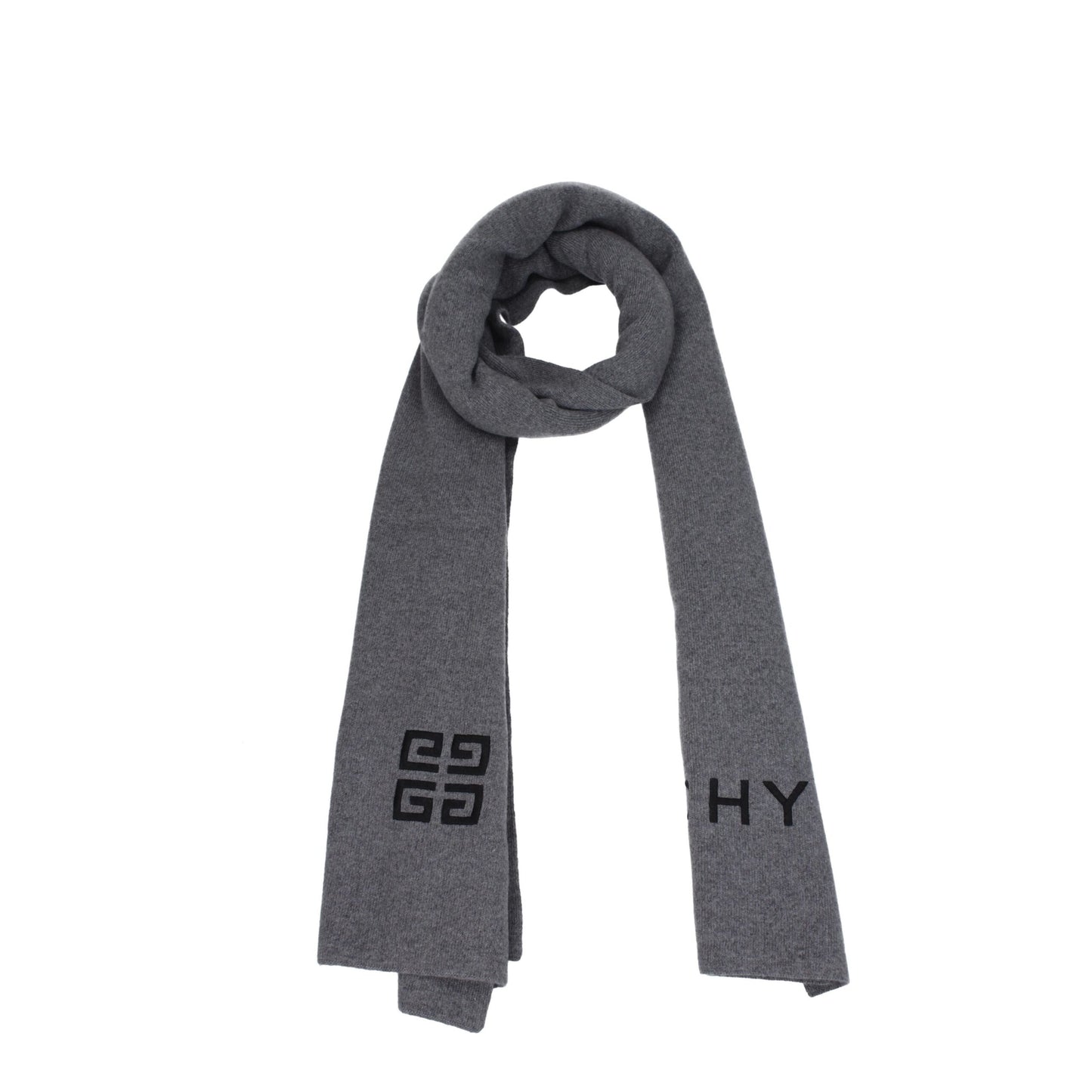 Écharpes en laine grise Givenchy