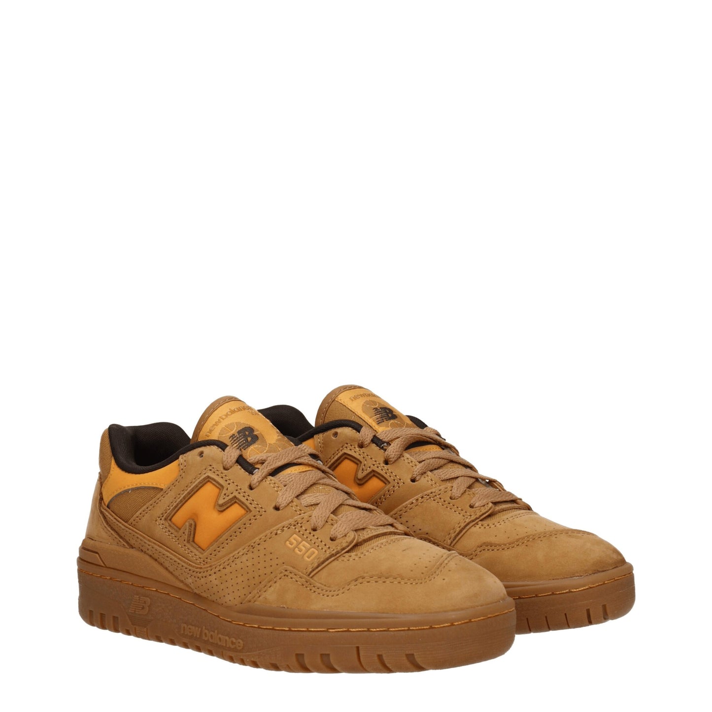 Sneakers en cuir marron New Balance