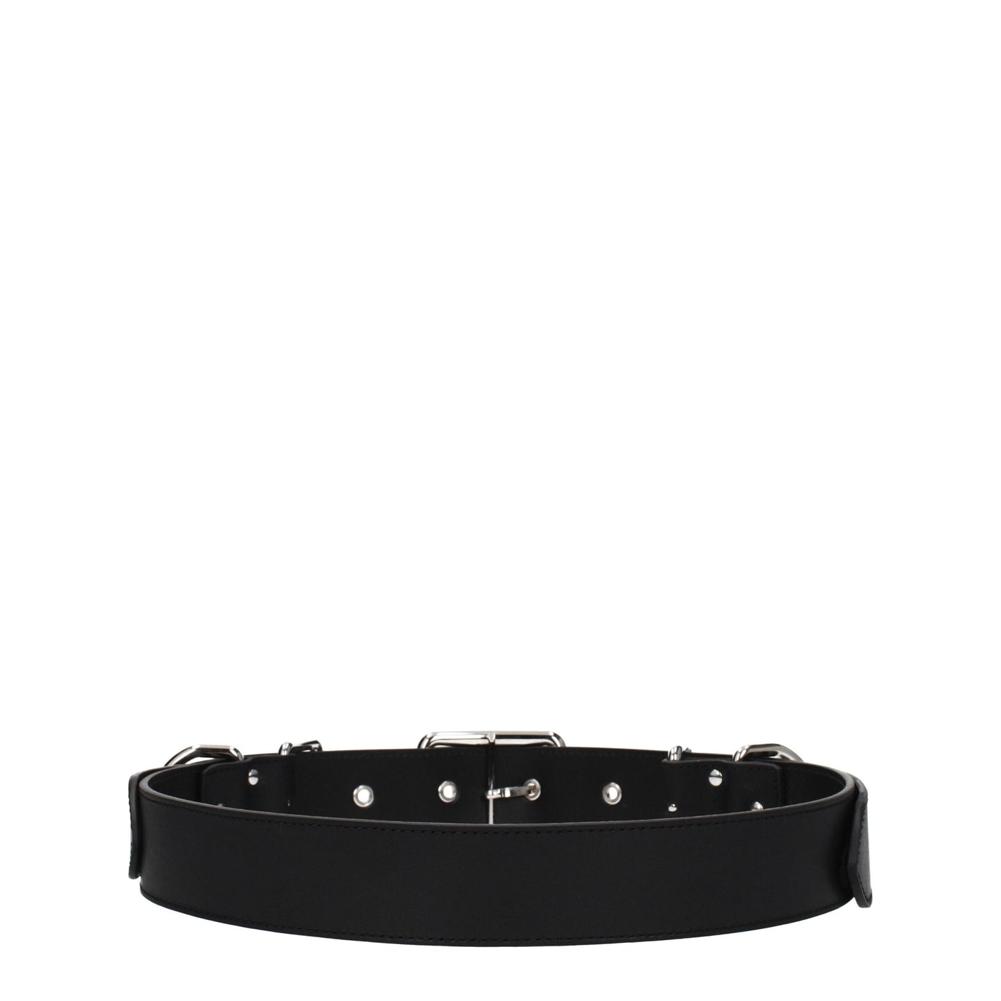Ceintures en cuir noir Moschino
