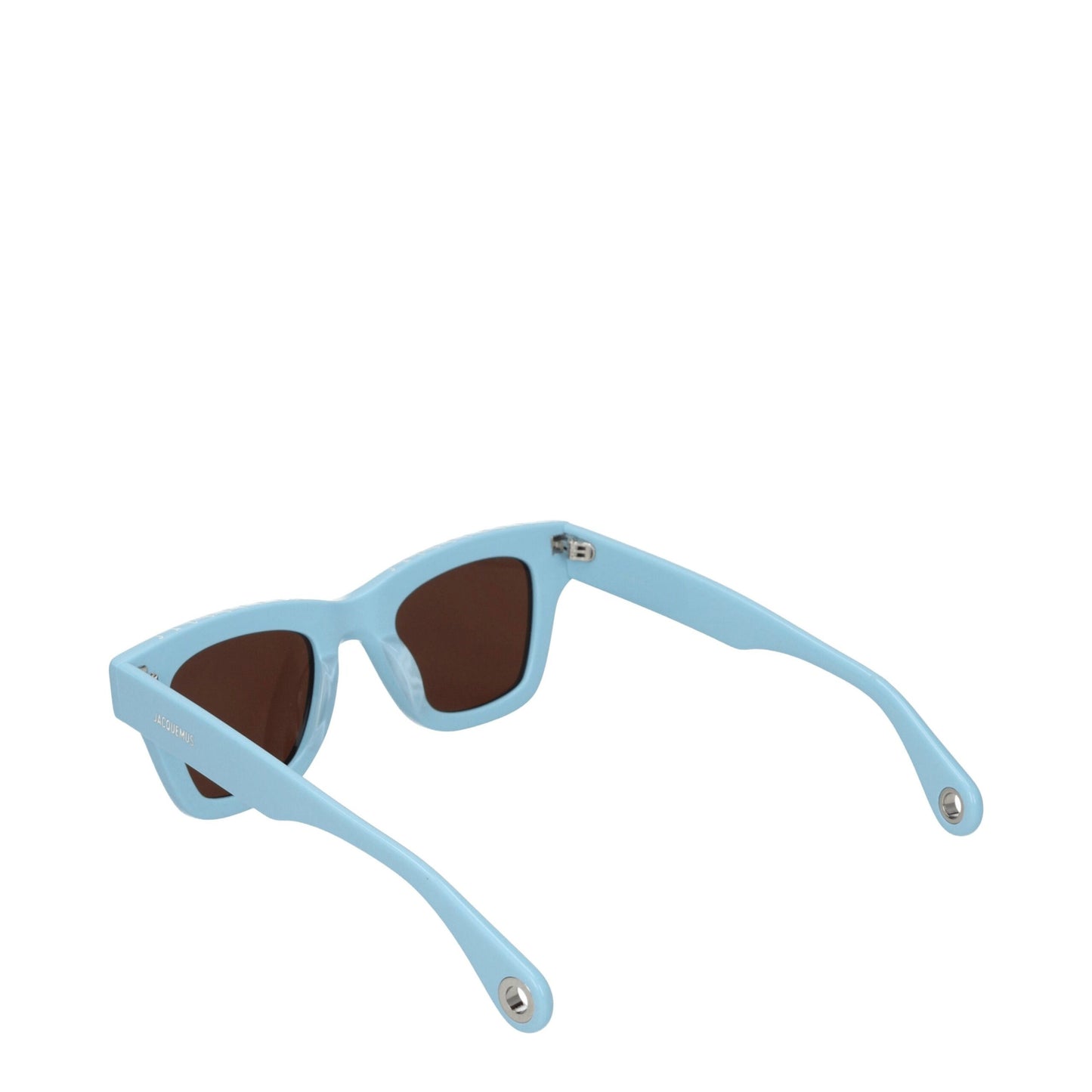 Lunettes de soleil Jacquemus en acétate bleu clair