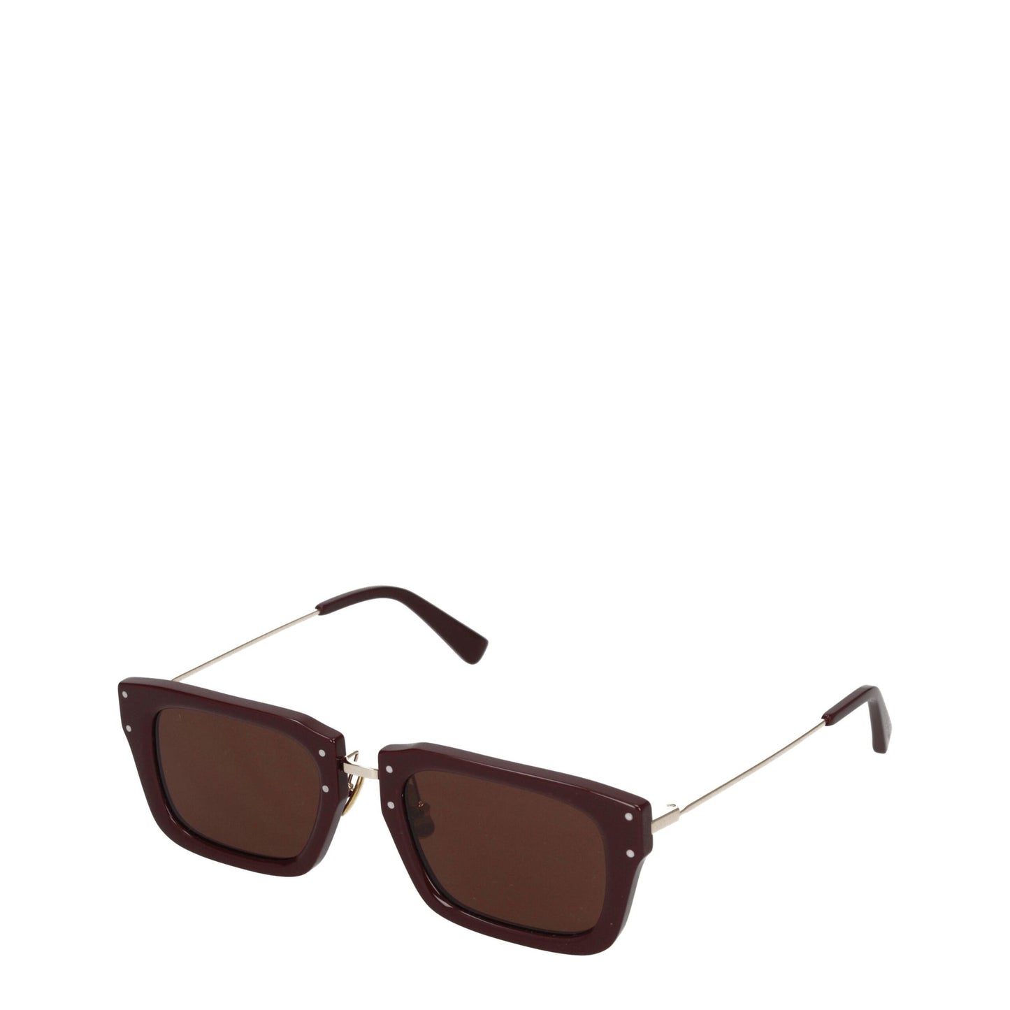 Lunettes de soleil Jacquemus en acétate marron