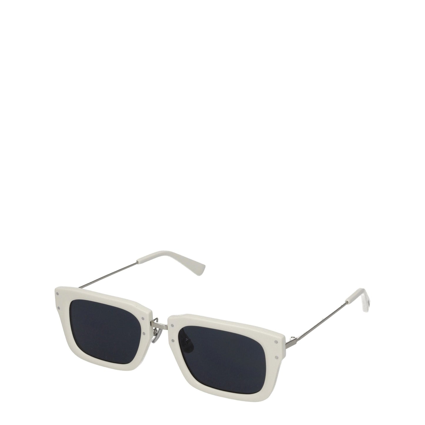 Lunettes de soleil Jacquemus en acétate blanc