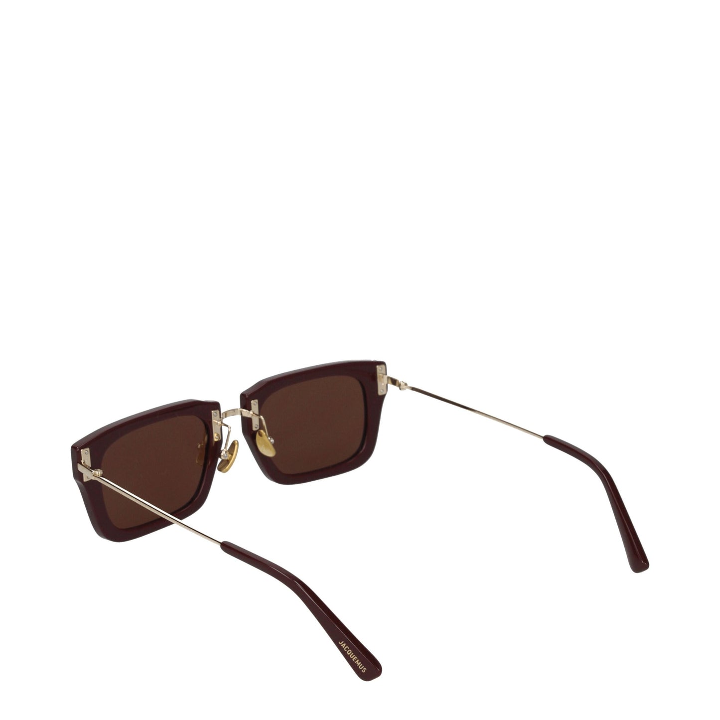 Lunettes de soleil Jacquemus en acétate marron