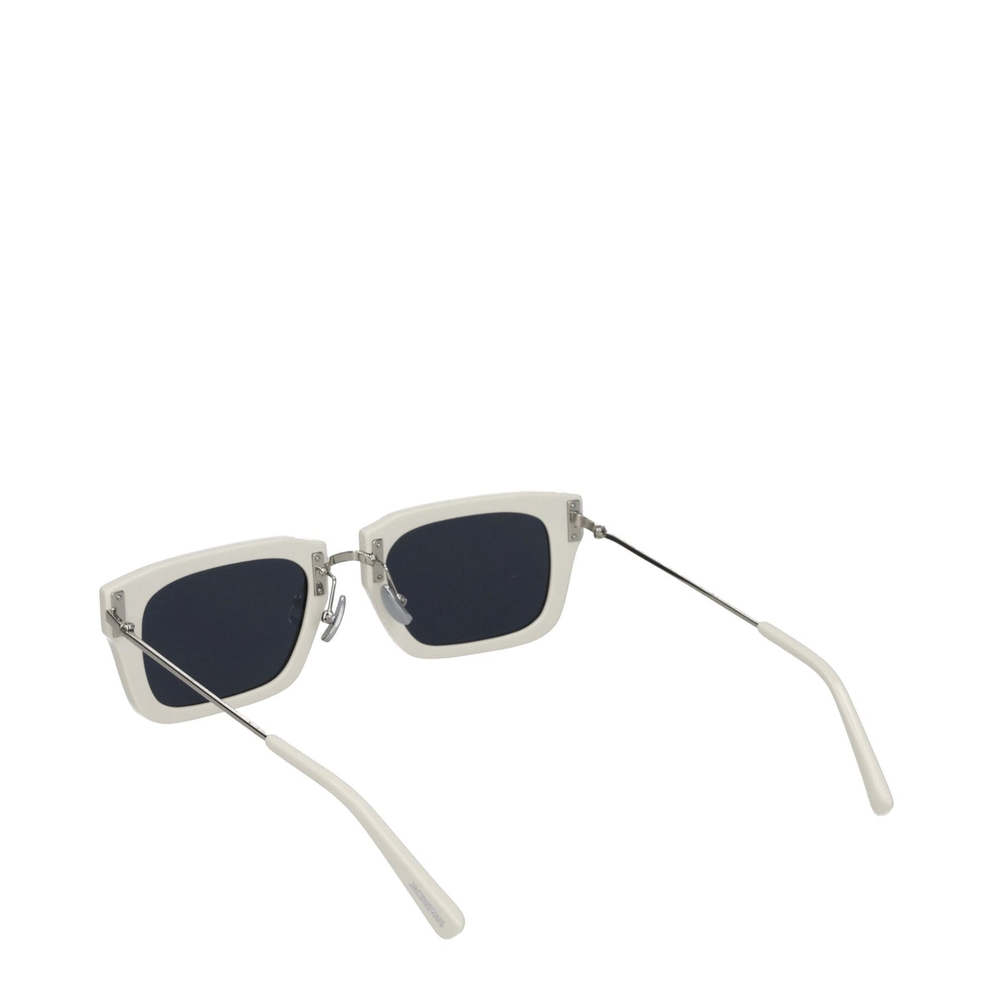 Lunettes de soleil Jacquemus en acétate blanc