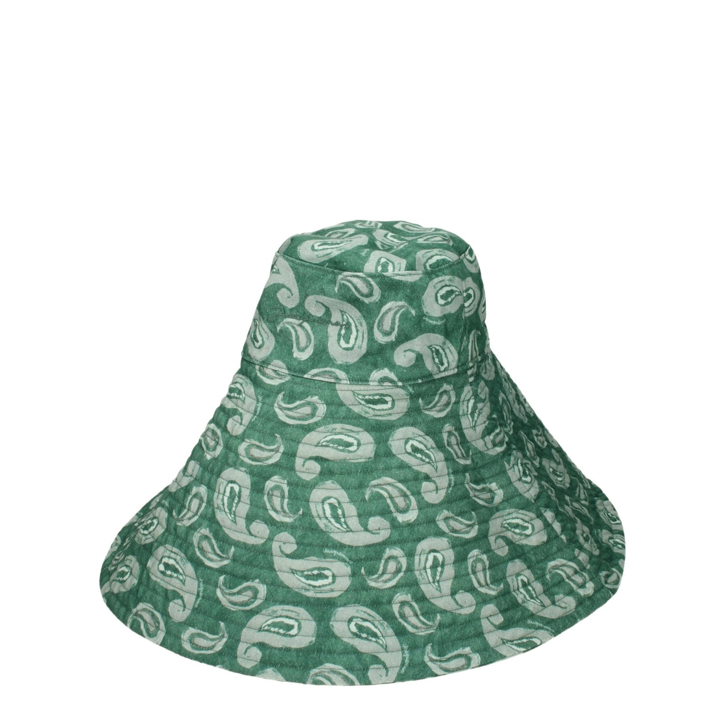 Chapeaux de soleil en coton vert Jacquemus