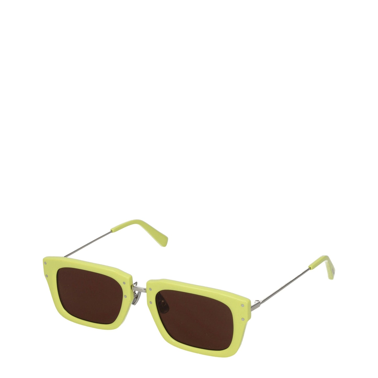 Lunettes de soleil Jacquemus en acétate jaune