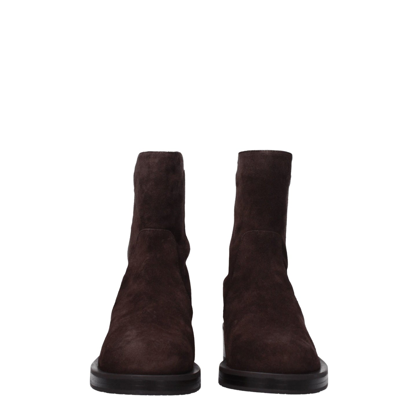 Stuart Weitzman Bruine Lederen Enkellaarsjes