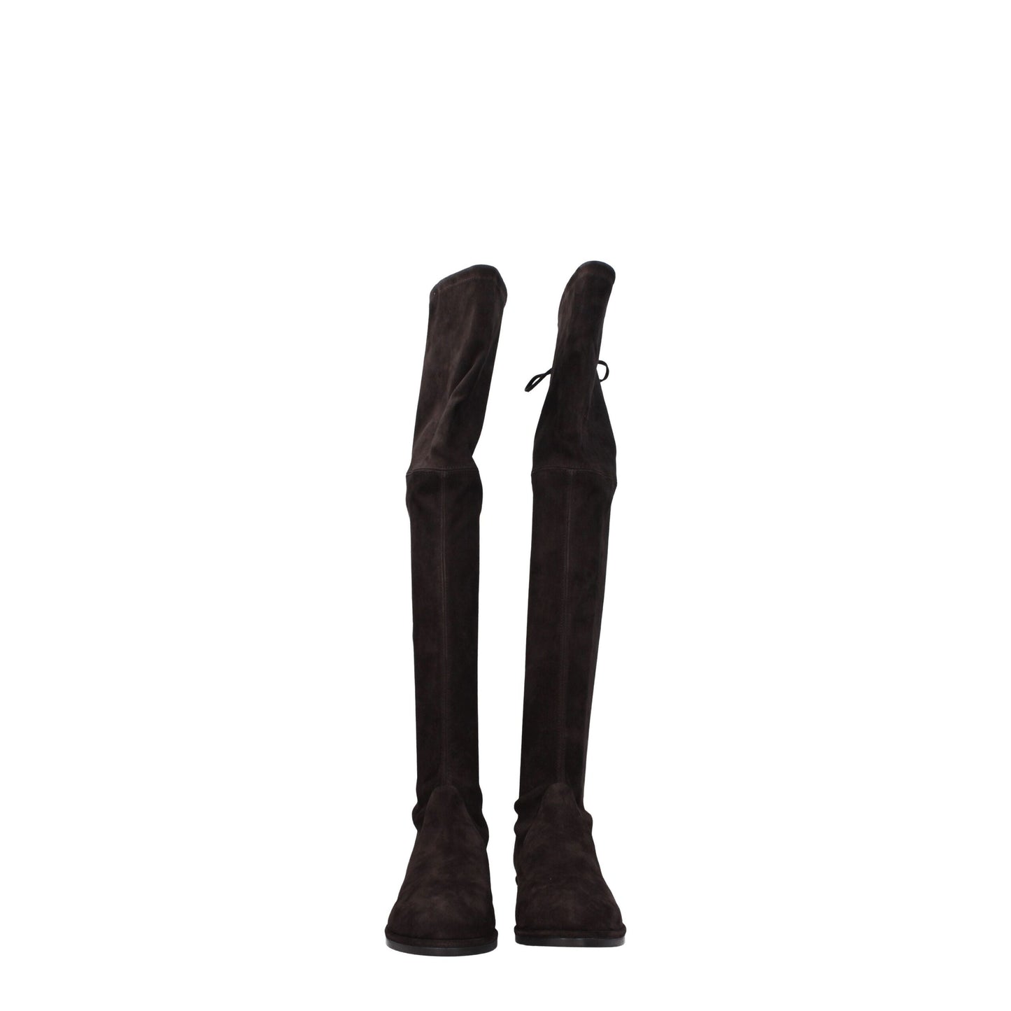 Stuart Weitzman Bruine Lederen Overknee-laarzen