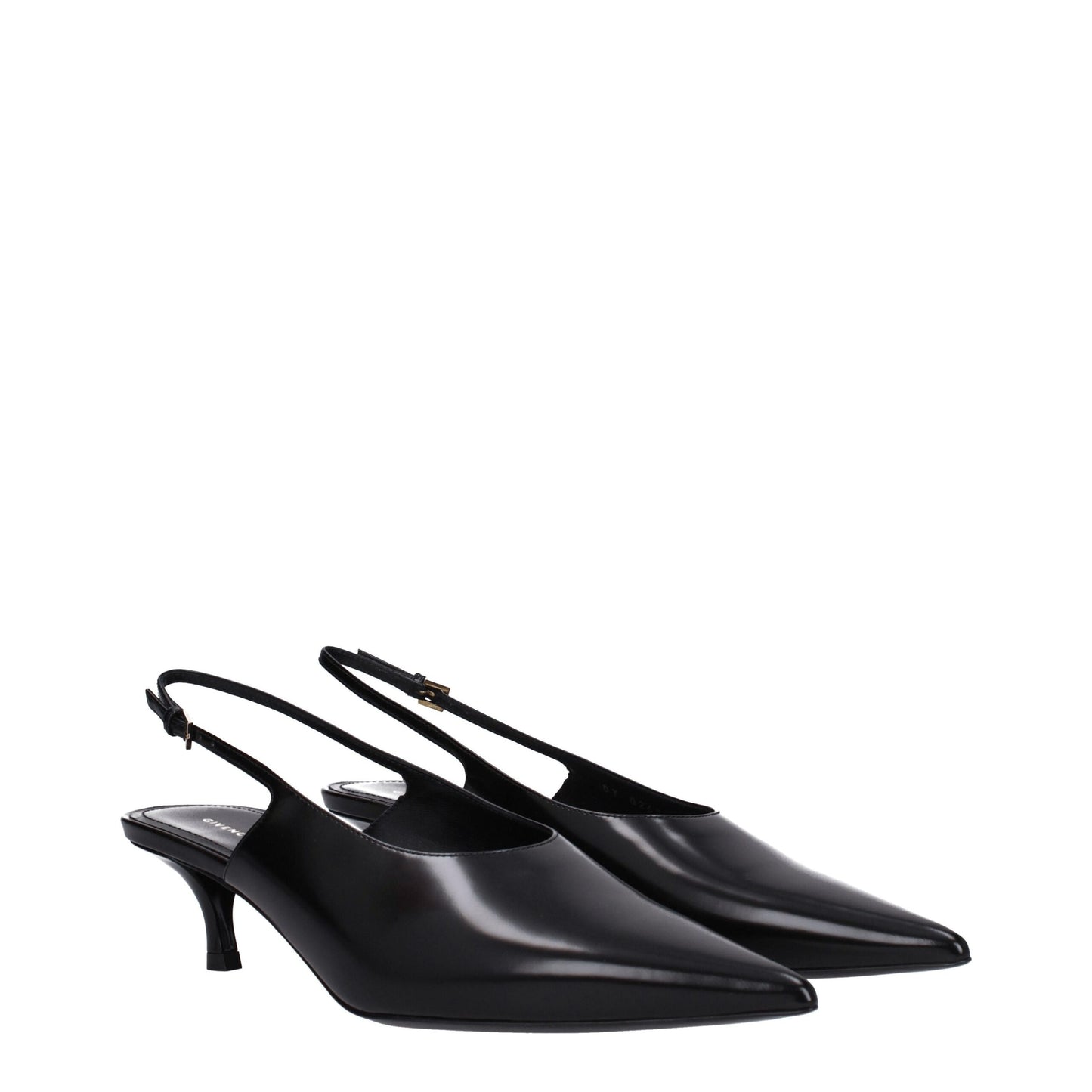 Givenchy leren pumps met een gemiddelde hak in het zwart.