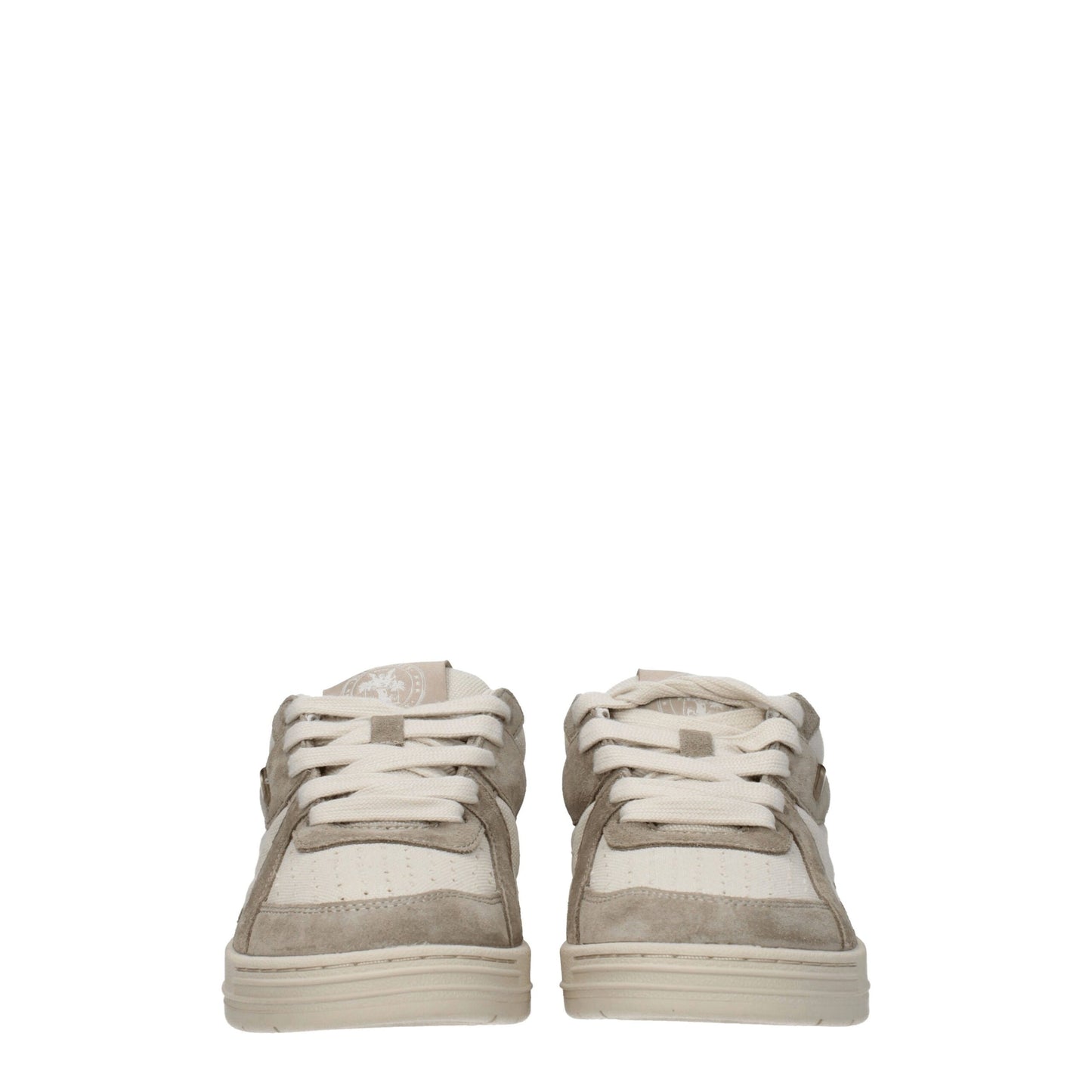 Palm Angels Beige stoffen lage sneakers