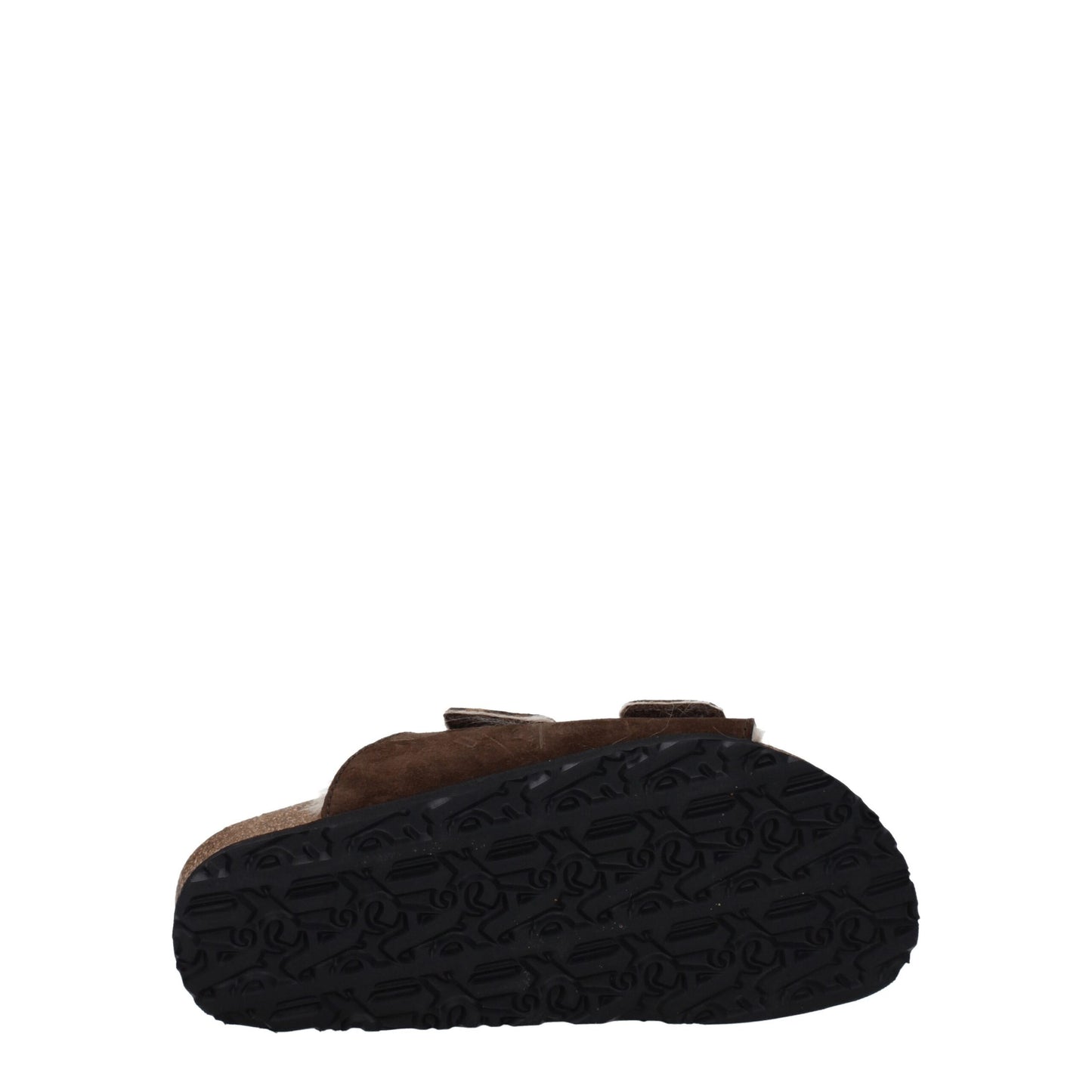Palm Angels Bruine Lederen Slippers Sandalen
