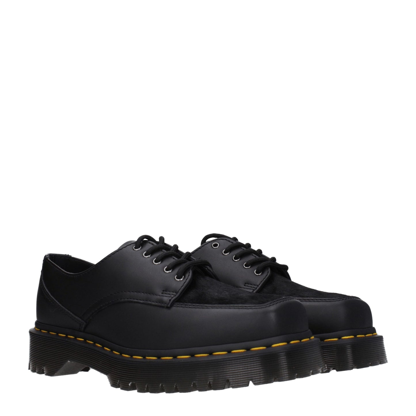 Oxfords et Derbies en cuir noir de Dr. Martens