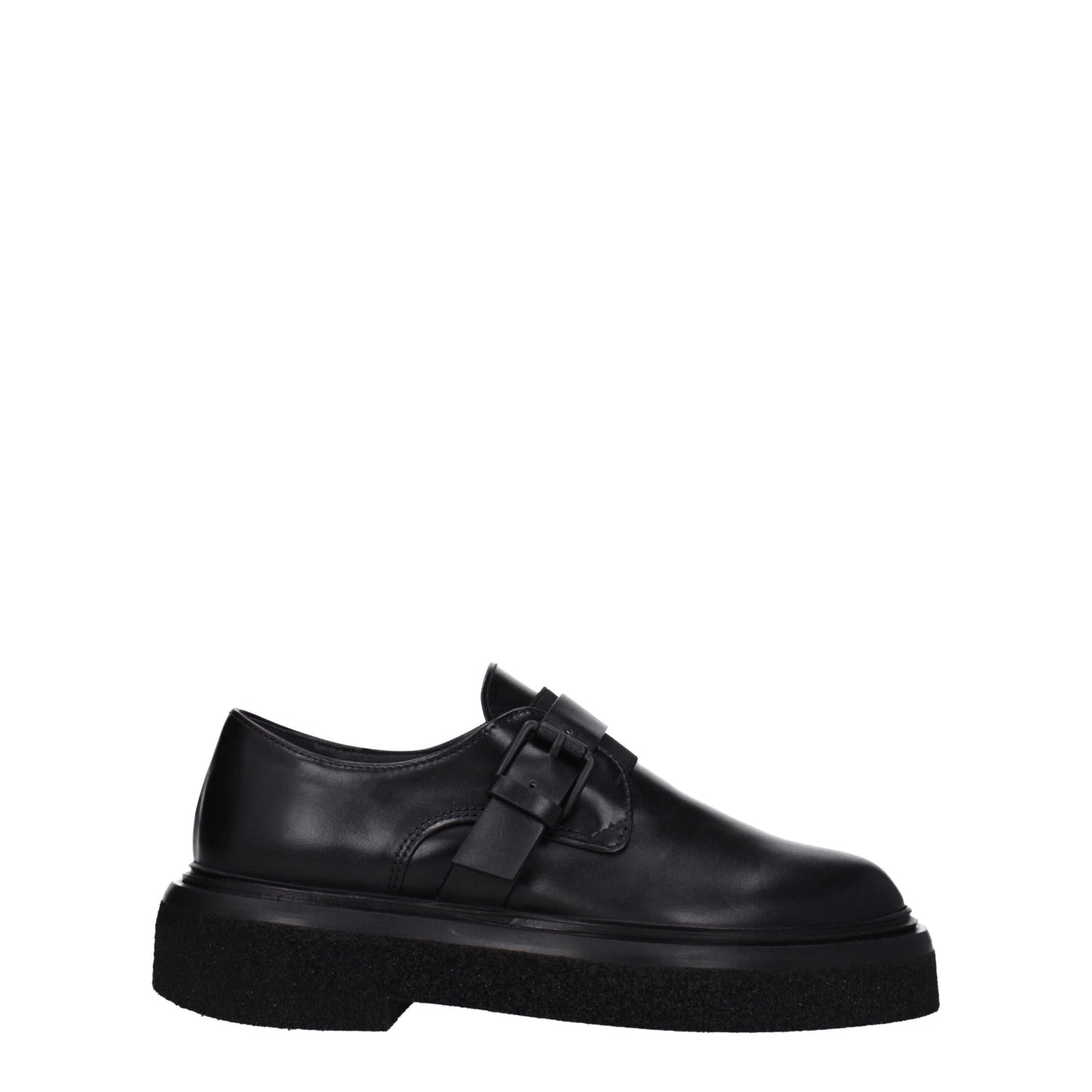 Max Mara leren oxfords en derbies in het zwart
