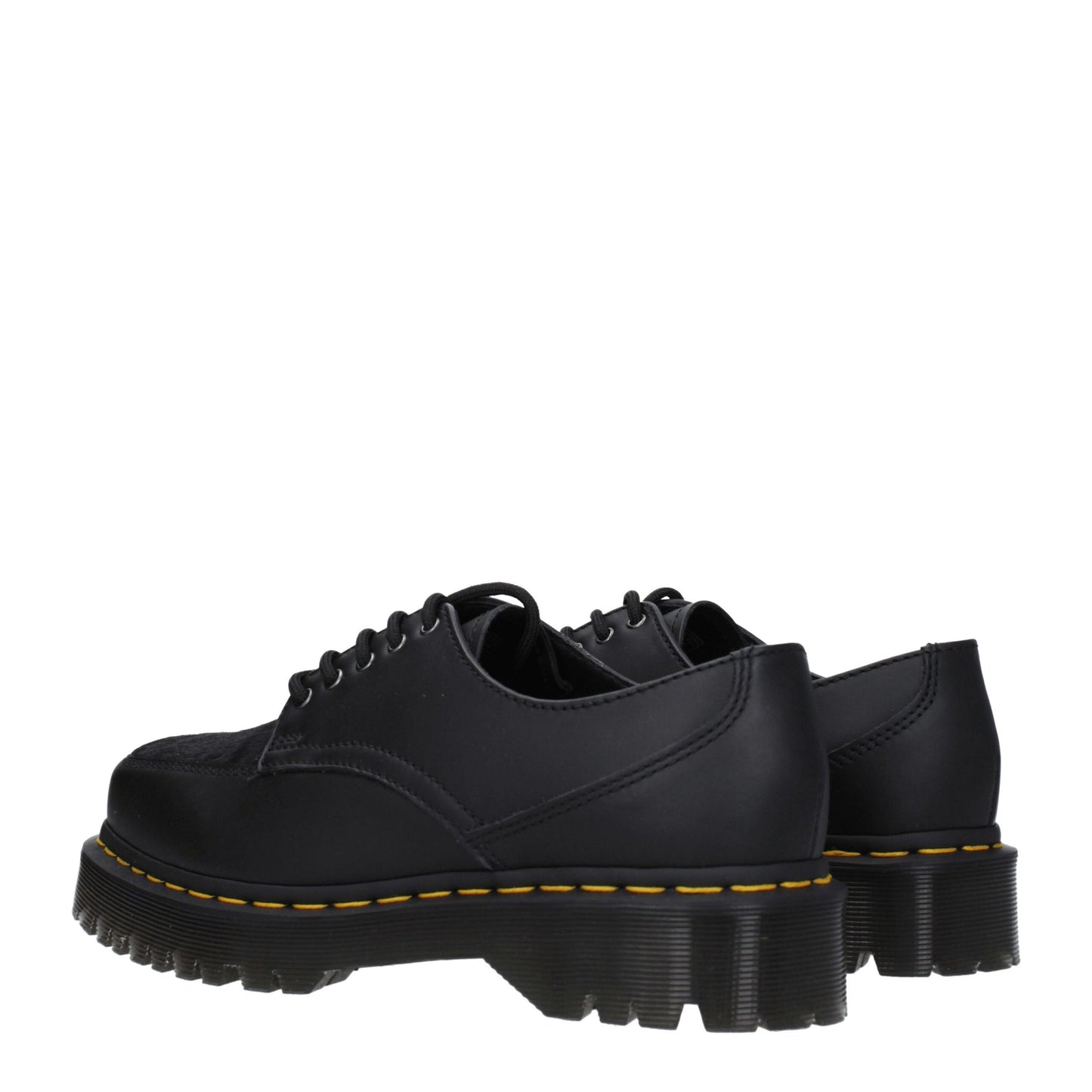 Oxfords et Derbies en cuir noir de Dr. Martens