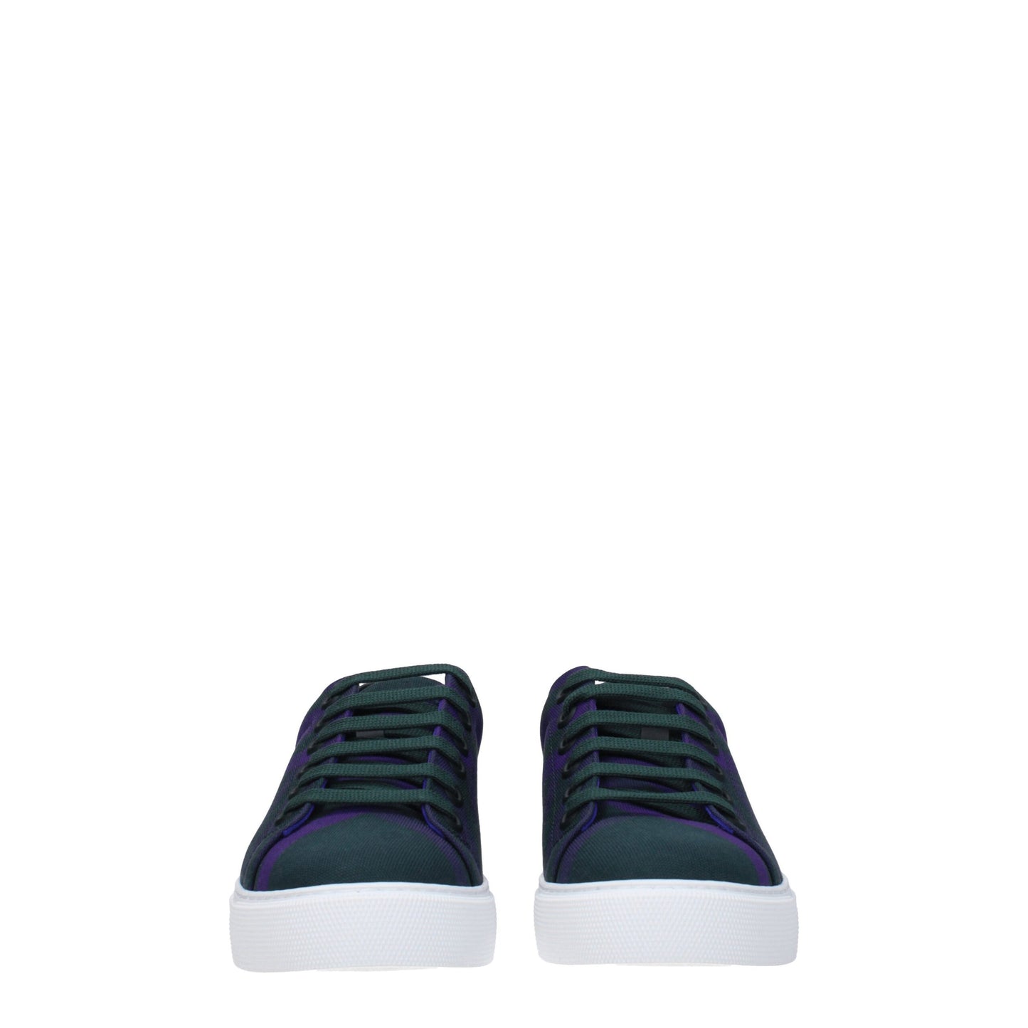 Burberry groene stoffen sneakers