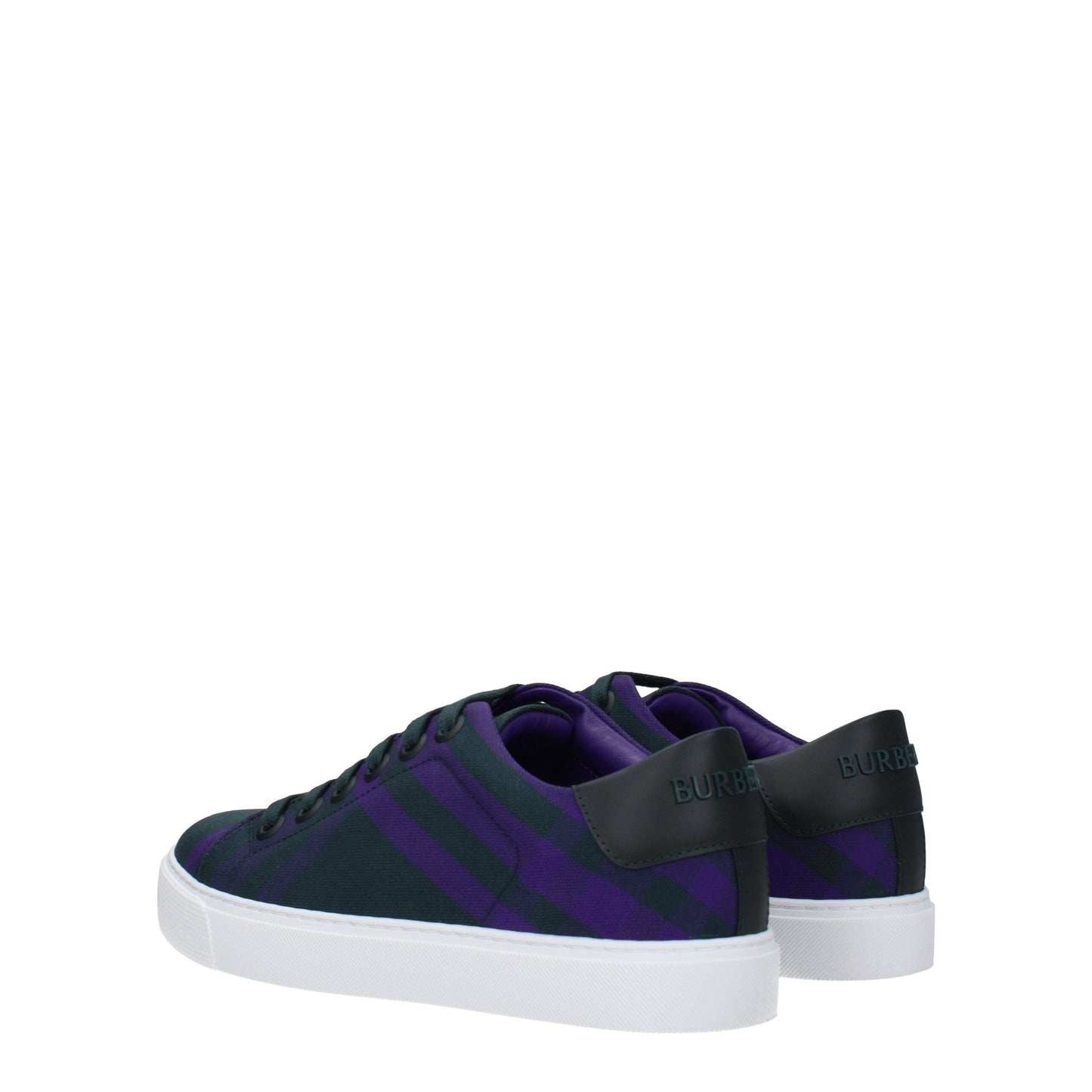 Burberry groene stoffen sneakers