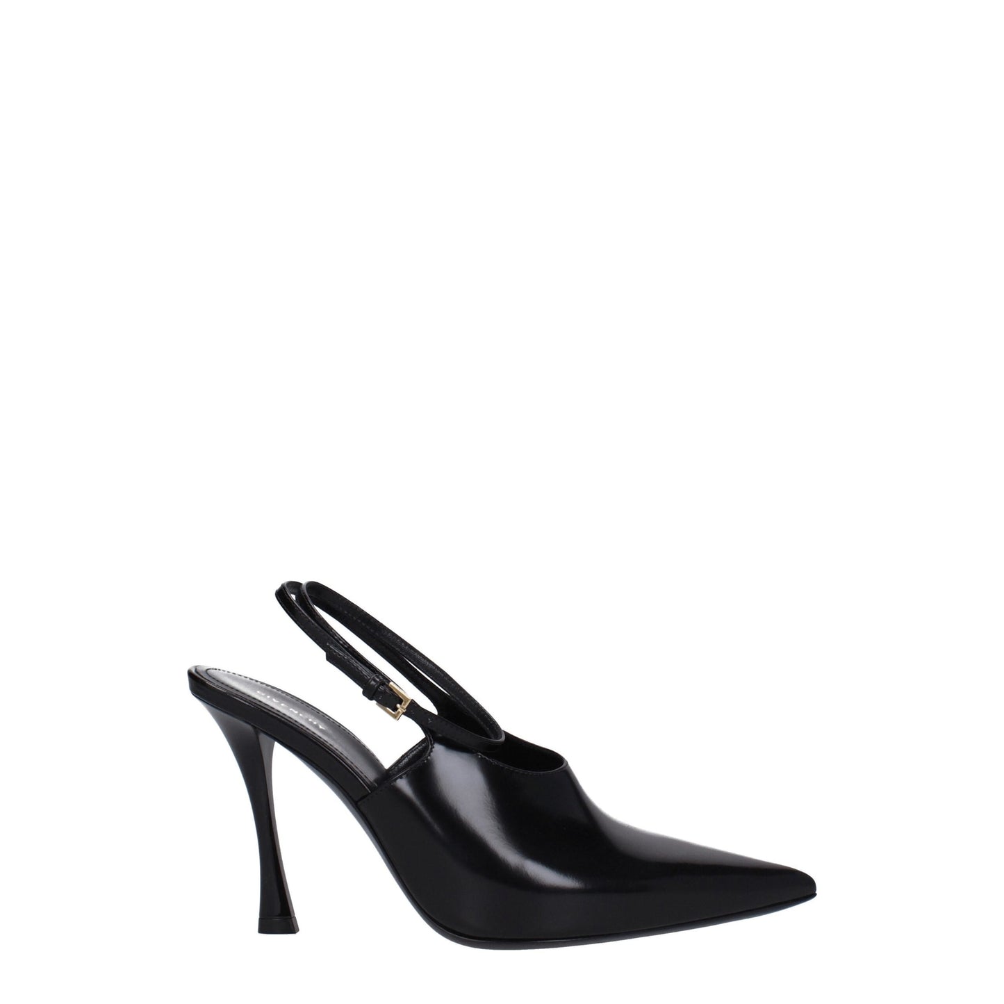 Givenchy zwarte leren pumps met hoge hak
