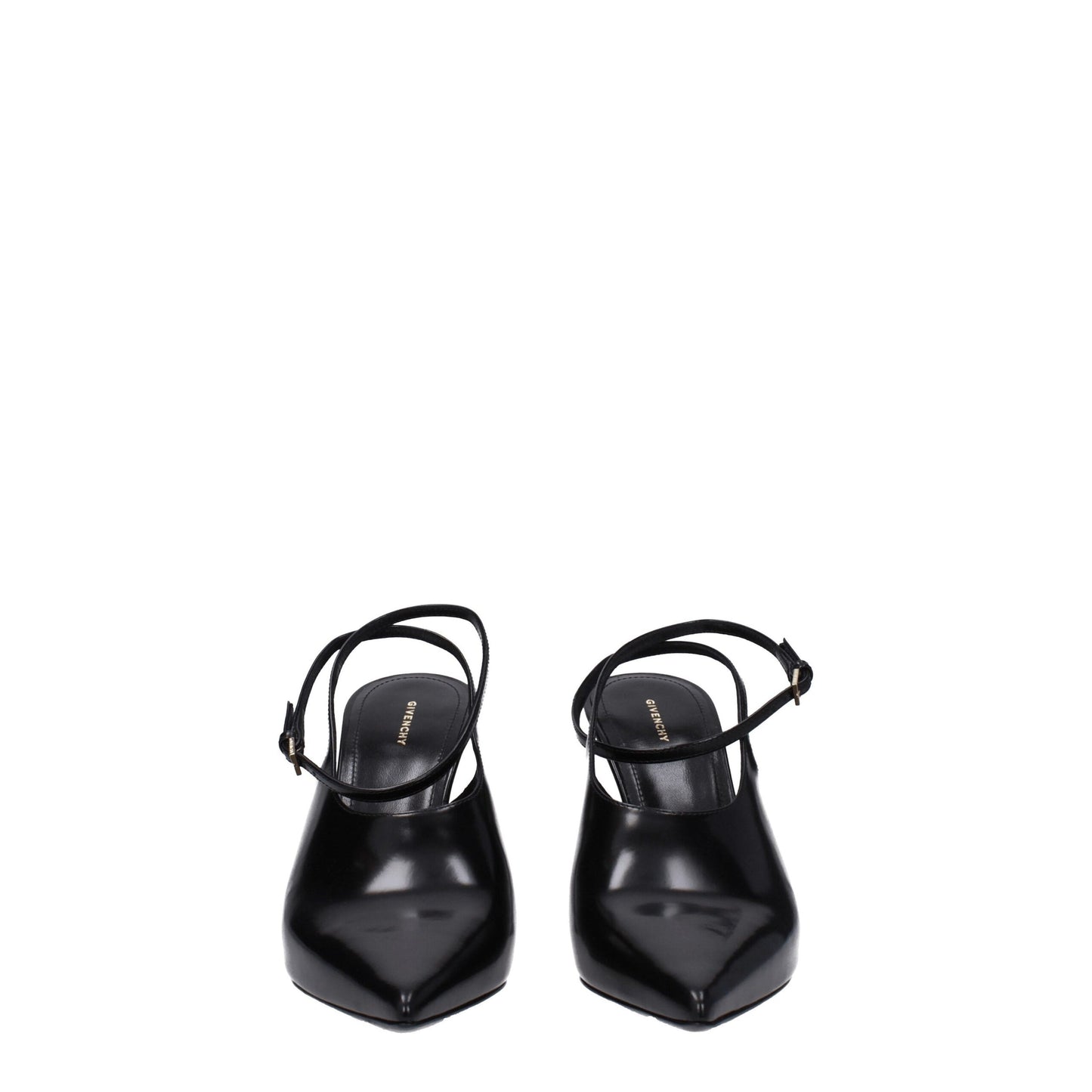Givenchy zwarte leren pumps met hoge hak