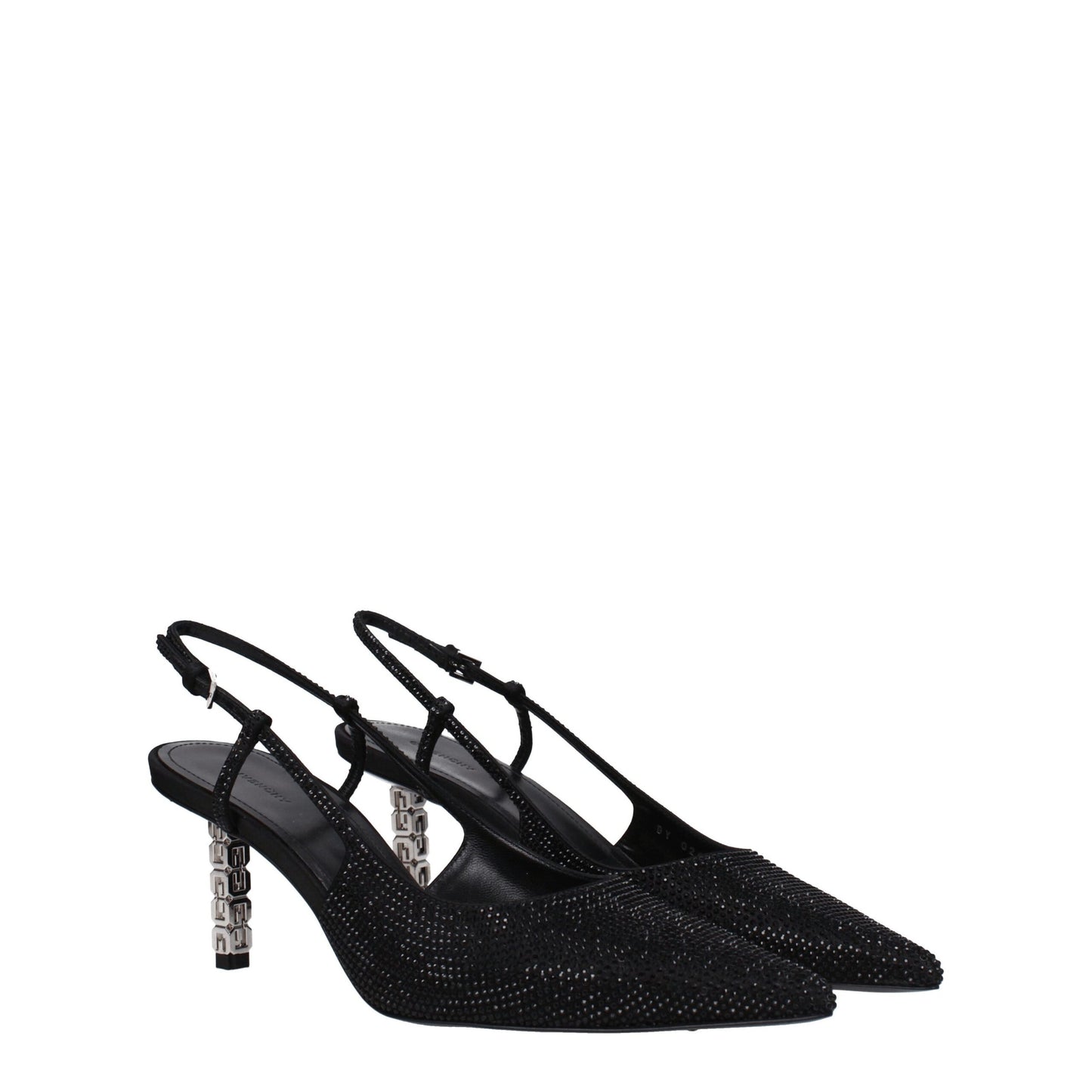 Givenchy zwarte pumps van stof met hoge hak