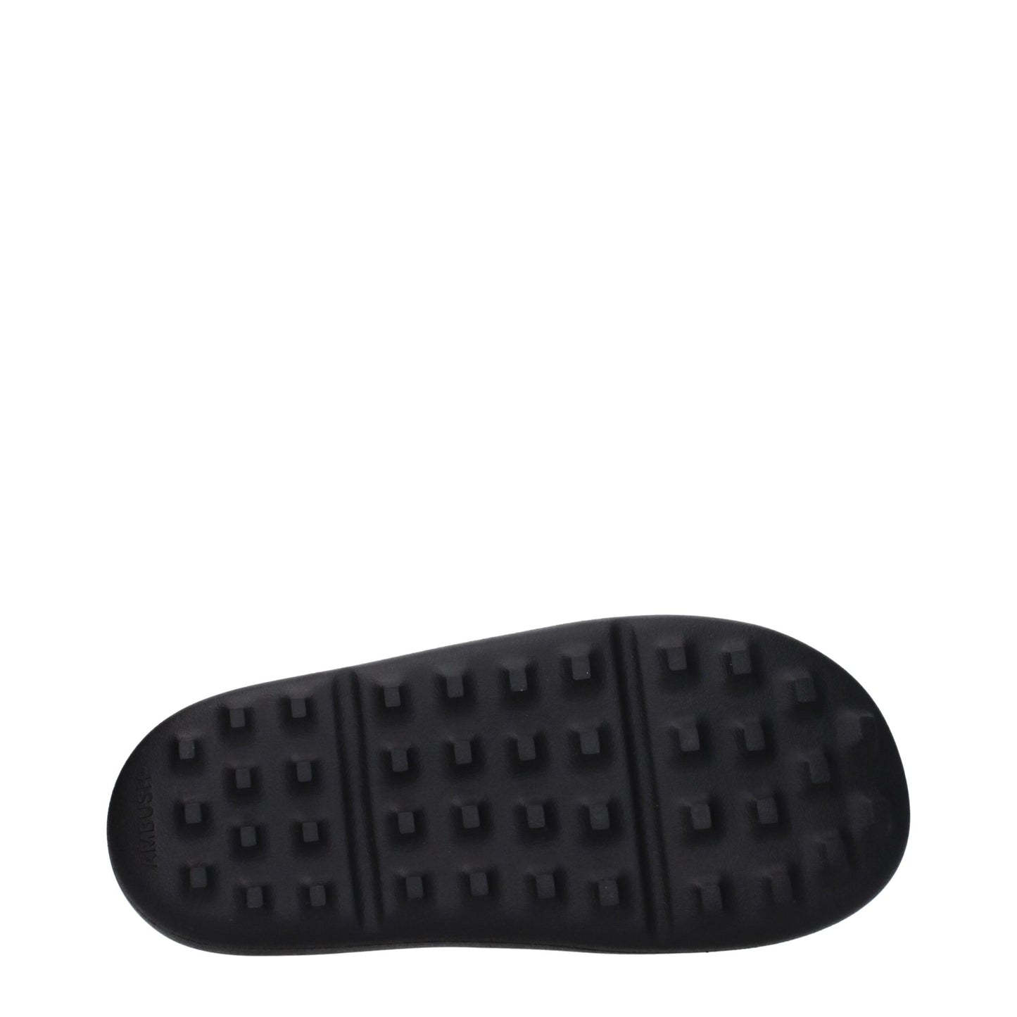 Sandales-pantoufles en coton noir Ambush