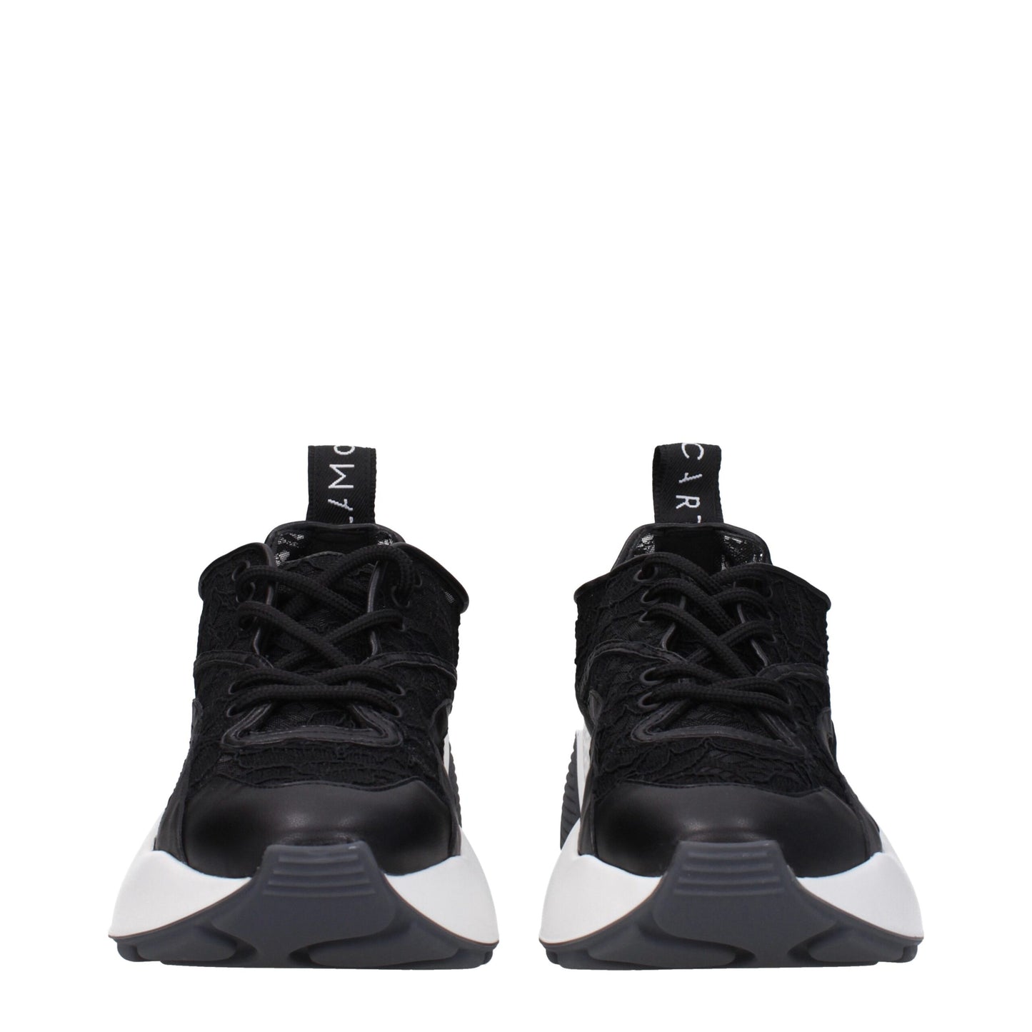Stella McCartney zwarte stoffen chunky sneakers