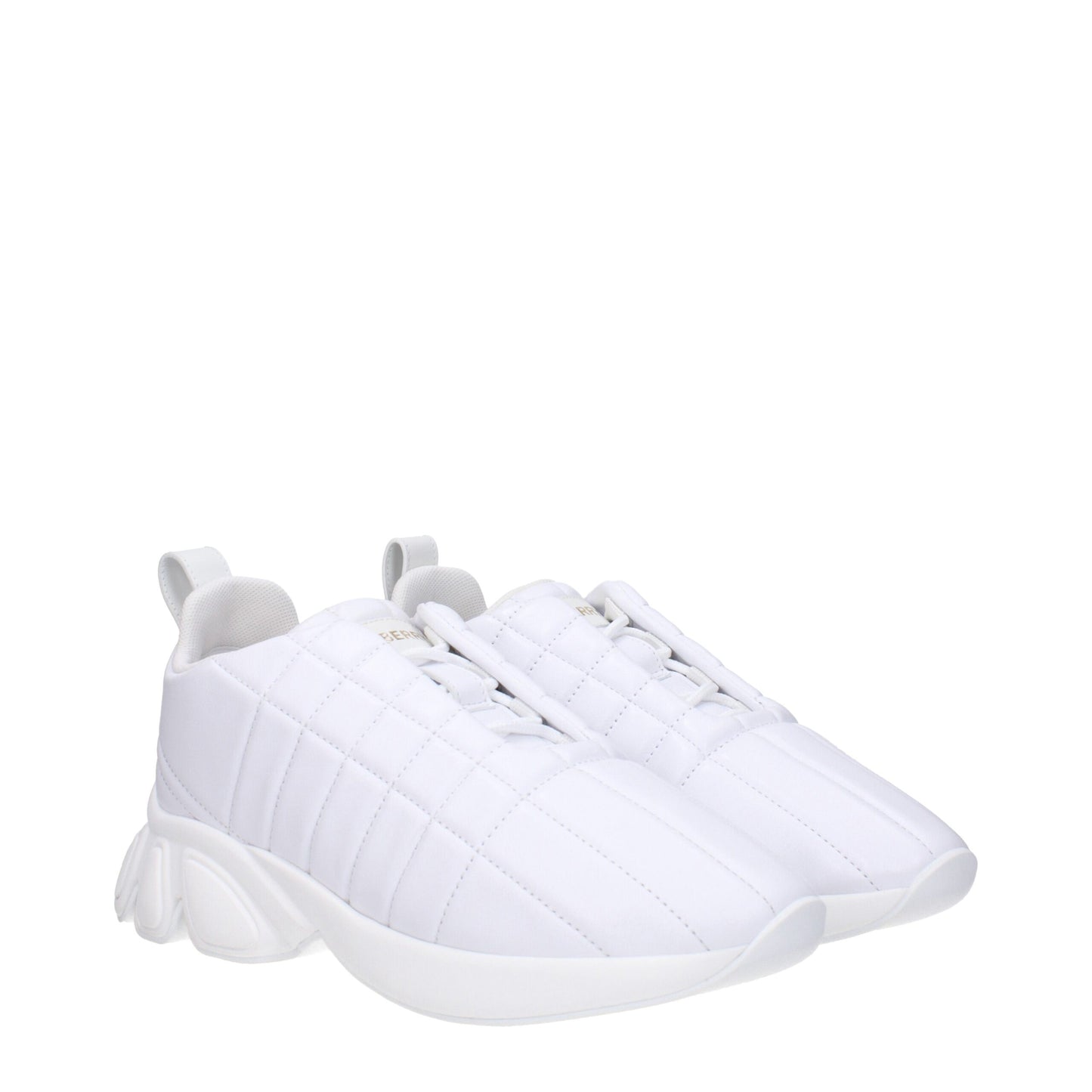 Burberry witte leren sneakers