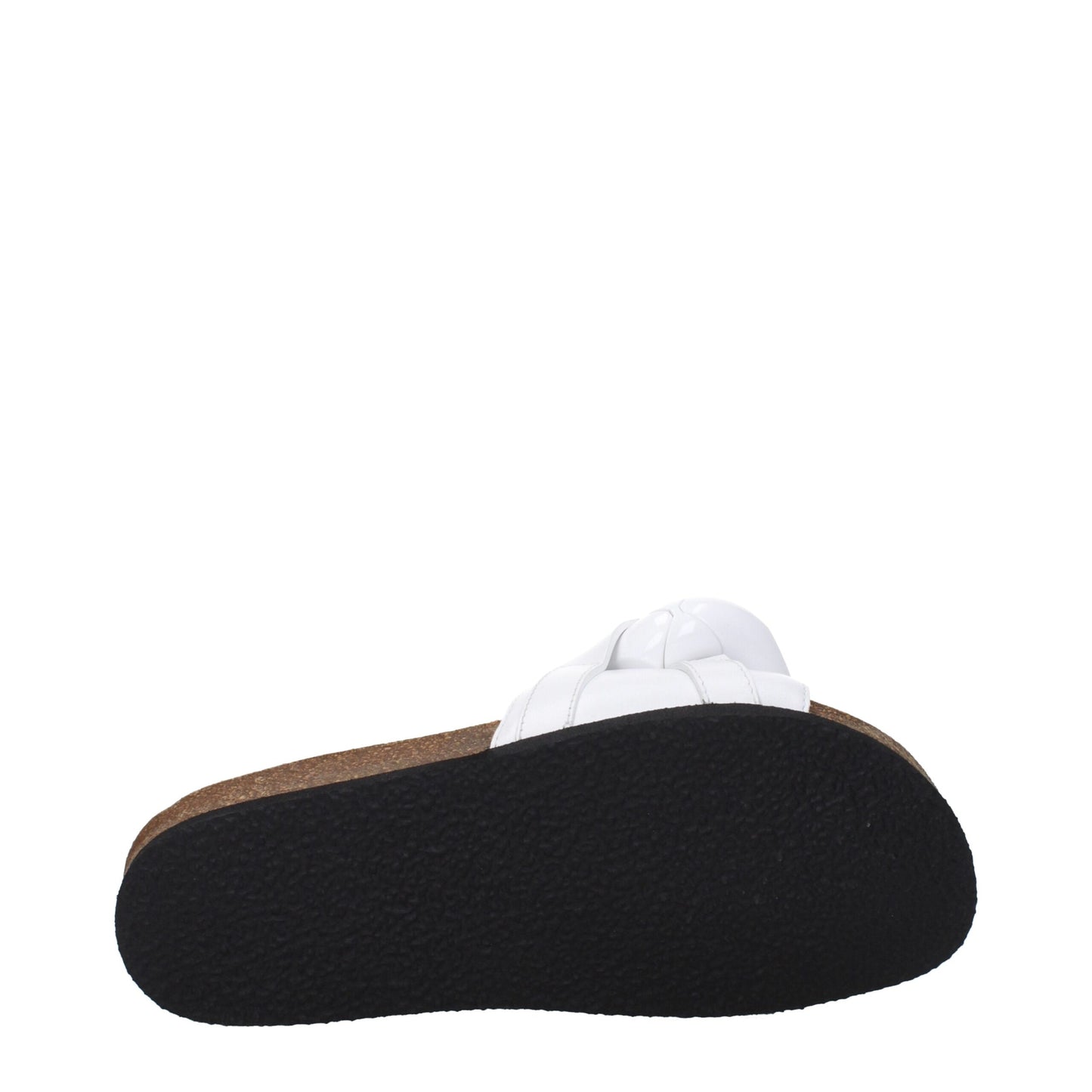 JW Anderson witte leren slippersandalen