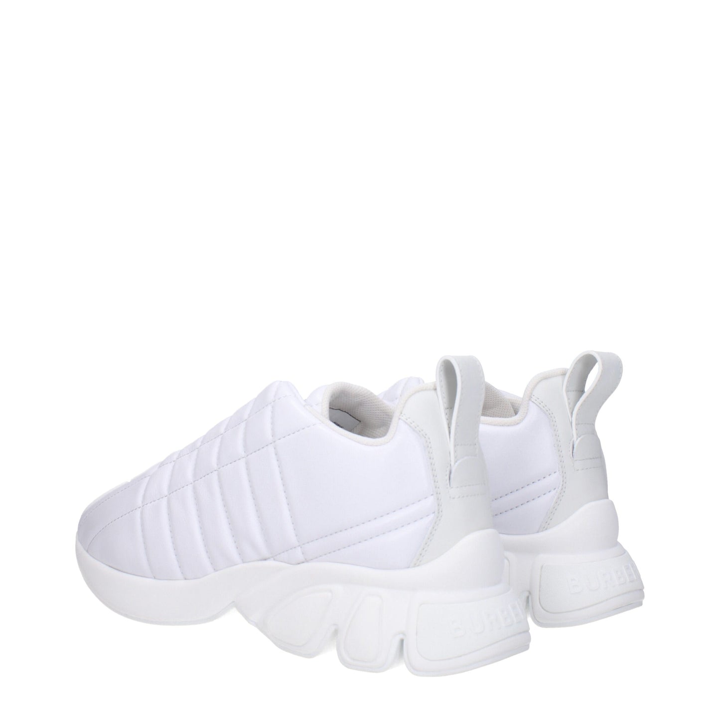 Burberry witte leren sneakers