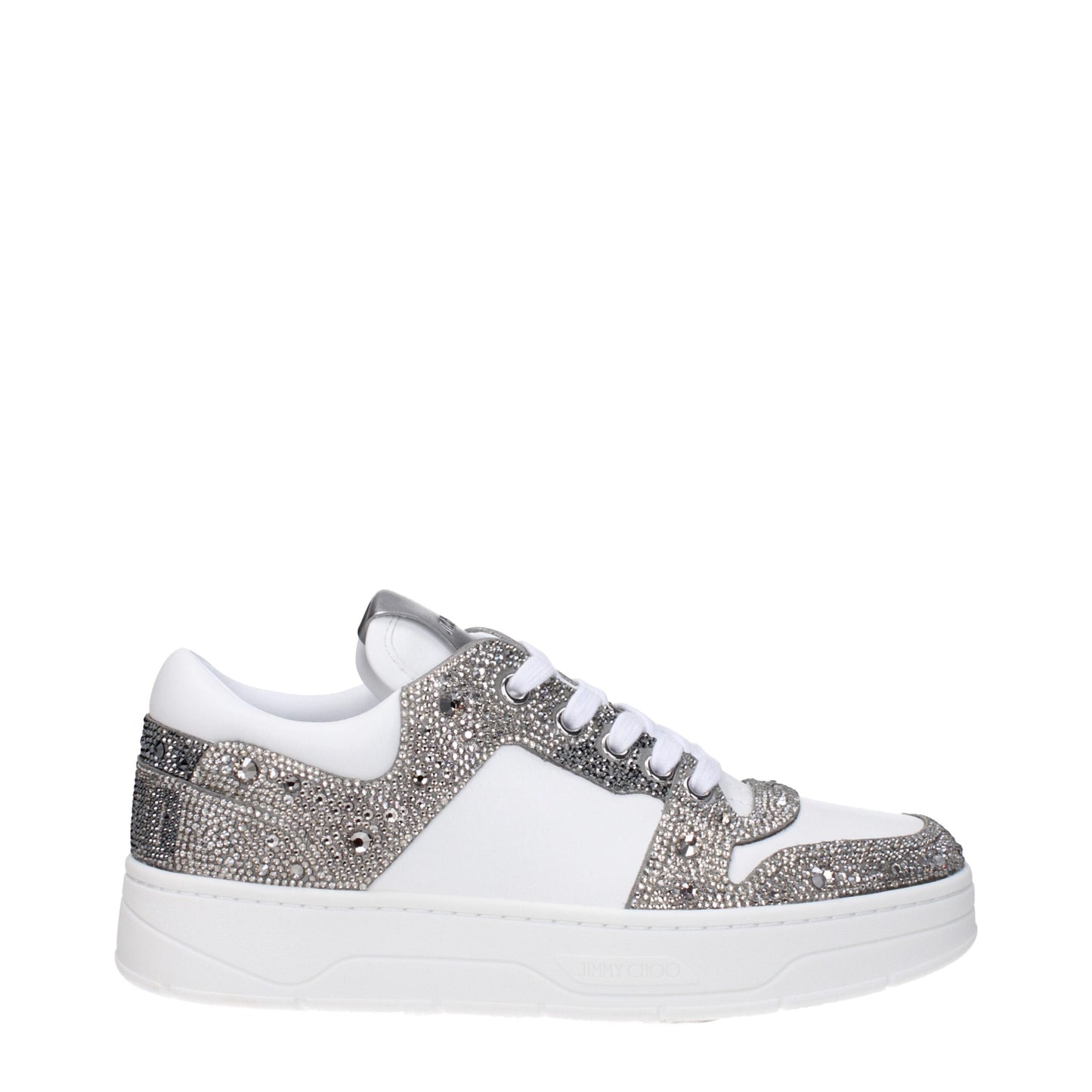 Jimmy Choo witte leren chunky sneakers
