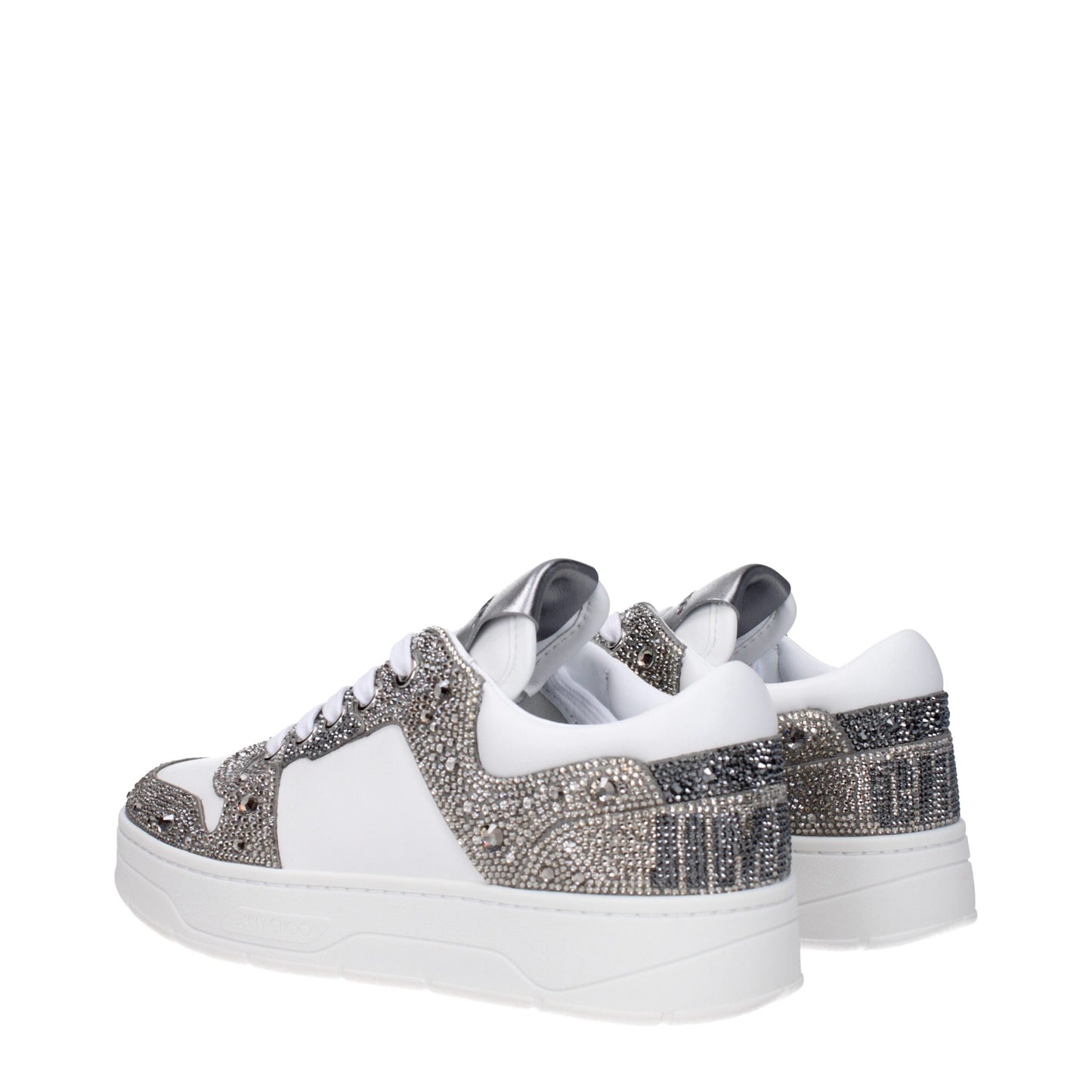 Jimmy Choo witte leren chunky sneakers
