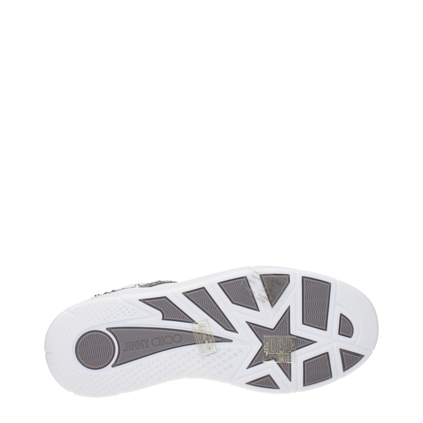 Jimmy Choo witte leren chunky sneakers