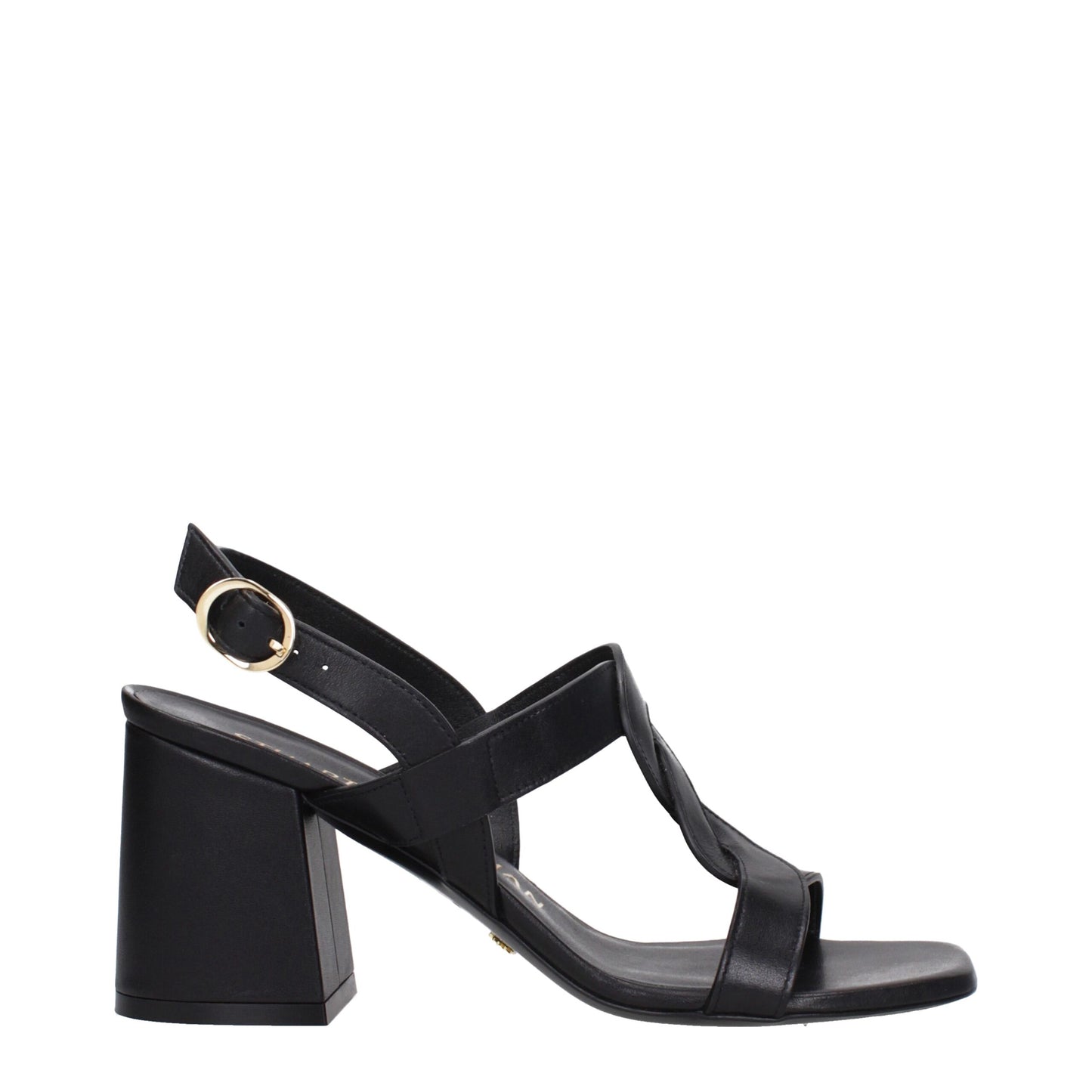 Stuart Weitzman zwarte leren platformschoenen