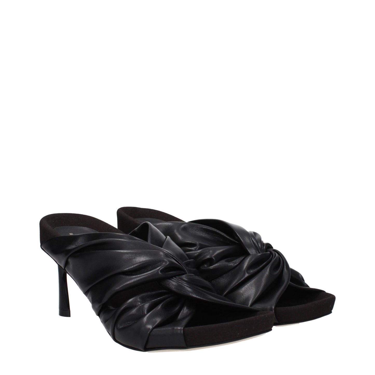 Stiletto hakken sandalen van zwart leer van Stella McCartney