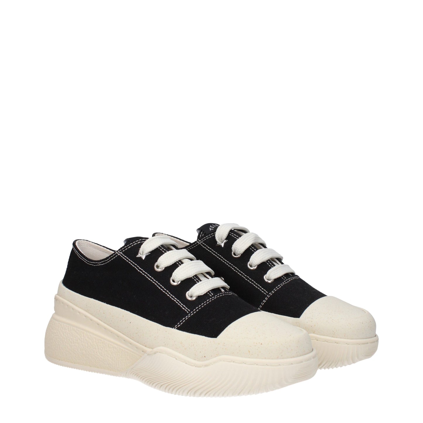 Stella McCartney zwarte stoffen chunky sneakers