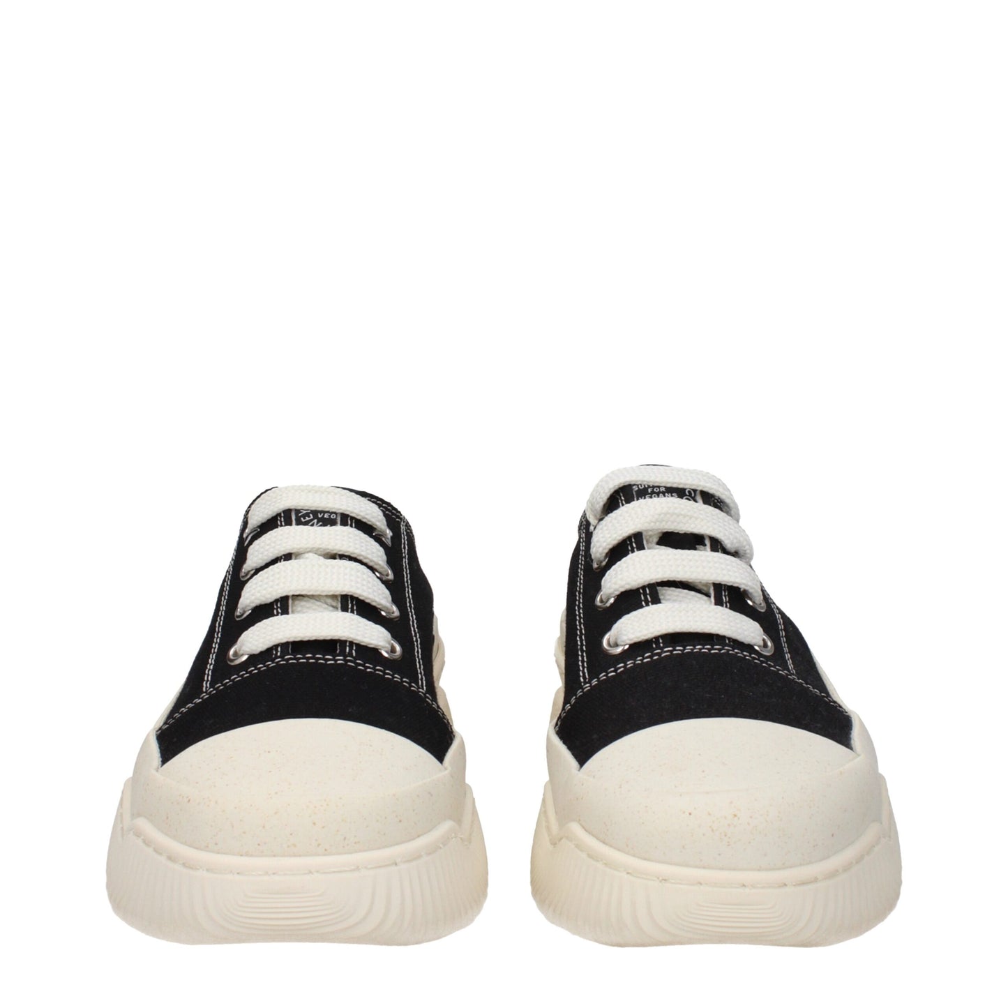 Stella McCartney zwarte stoffen chunky sneakers
