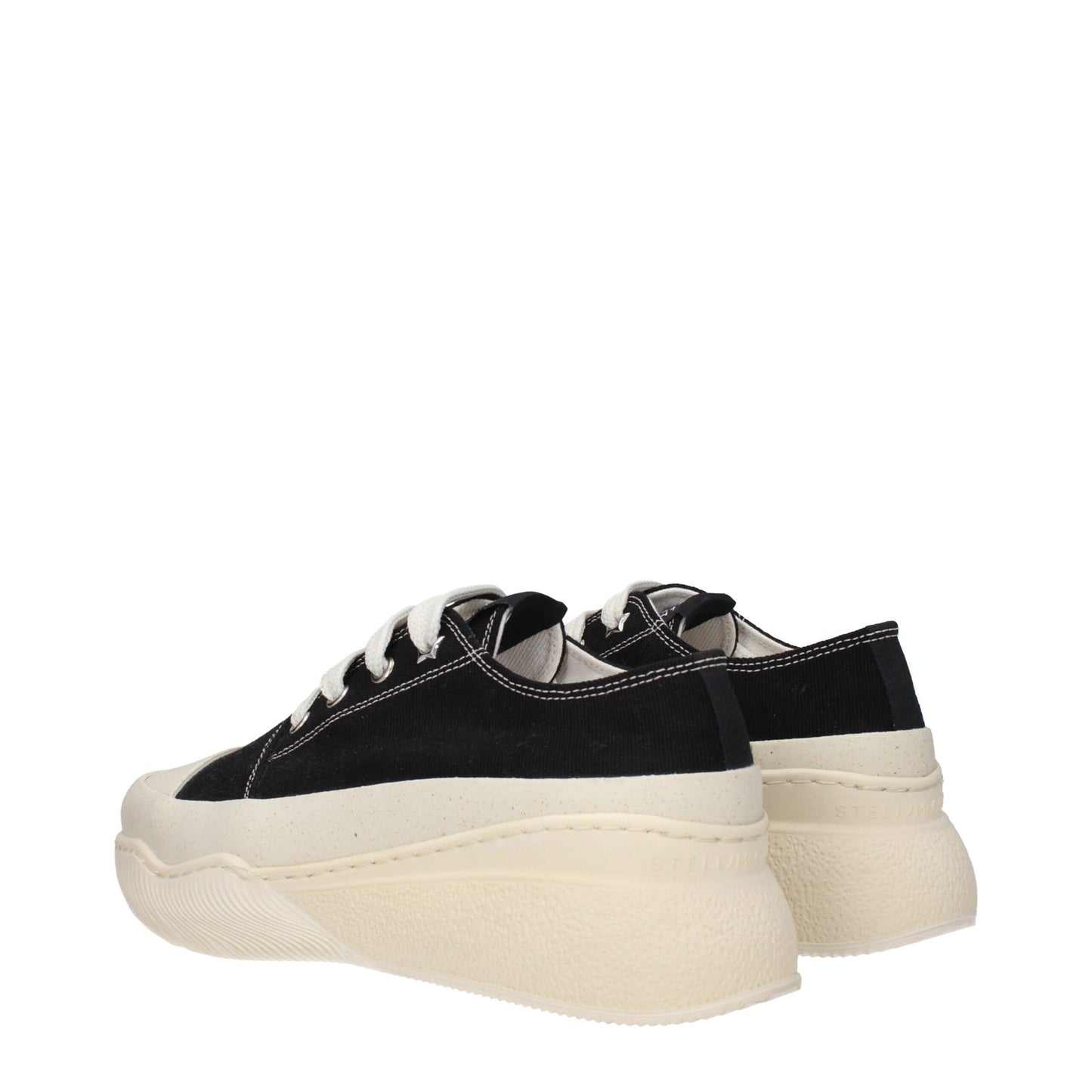 Stella McCartney zwarte stoffen chunky sneakers