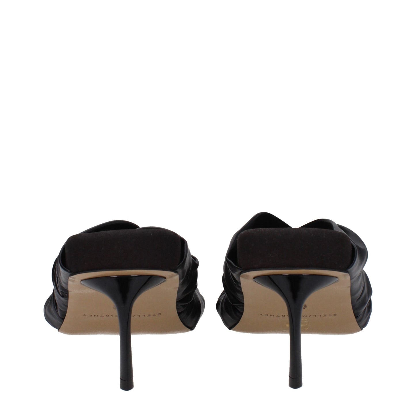 Stiletto hakken sandalen van zwart leer van Stella McCartney