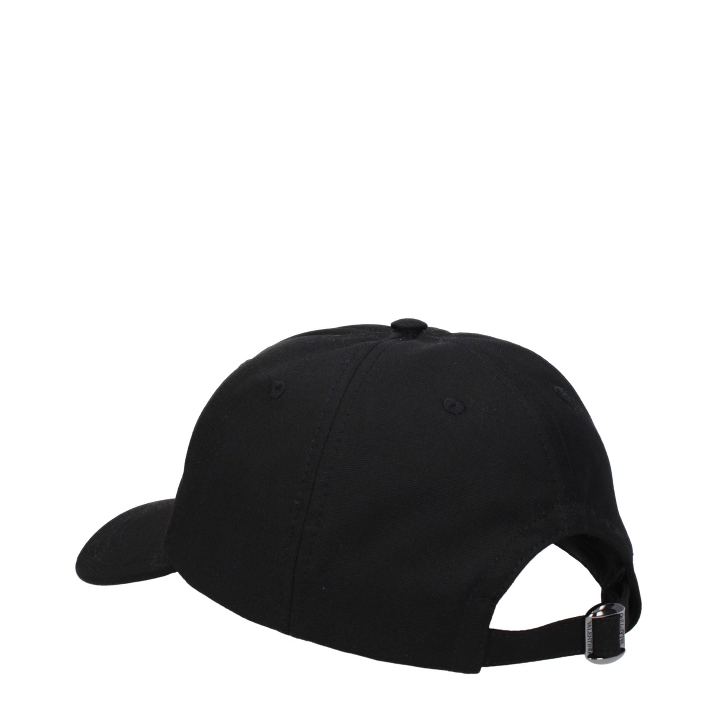 Casquettes en coton noir Valentino Garavani (casquette de baseball)
