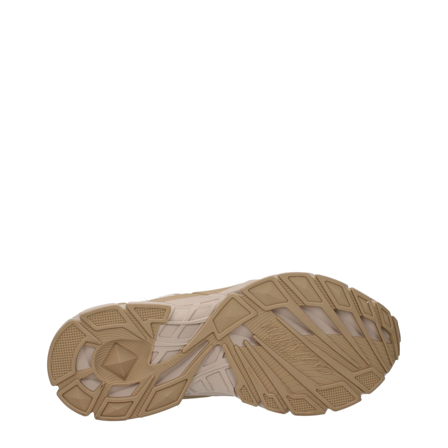 Baskets basses en tissu beige Valentino Garavani