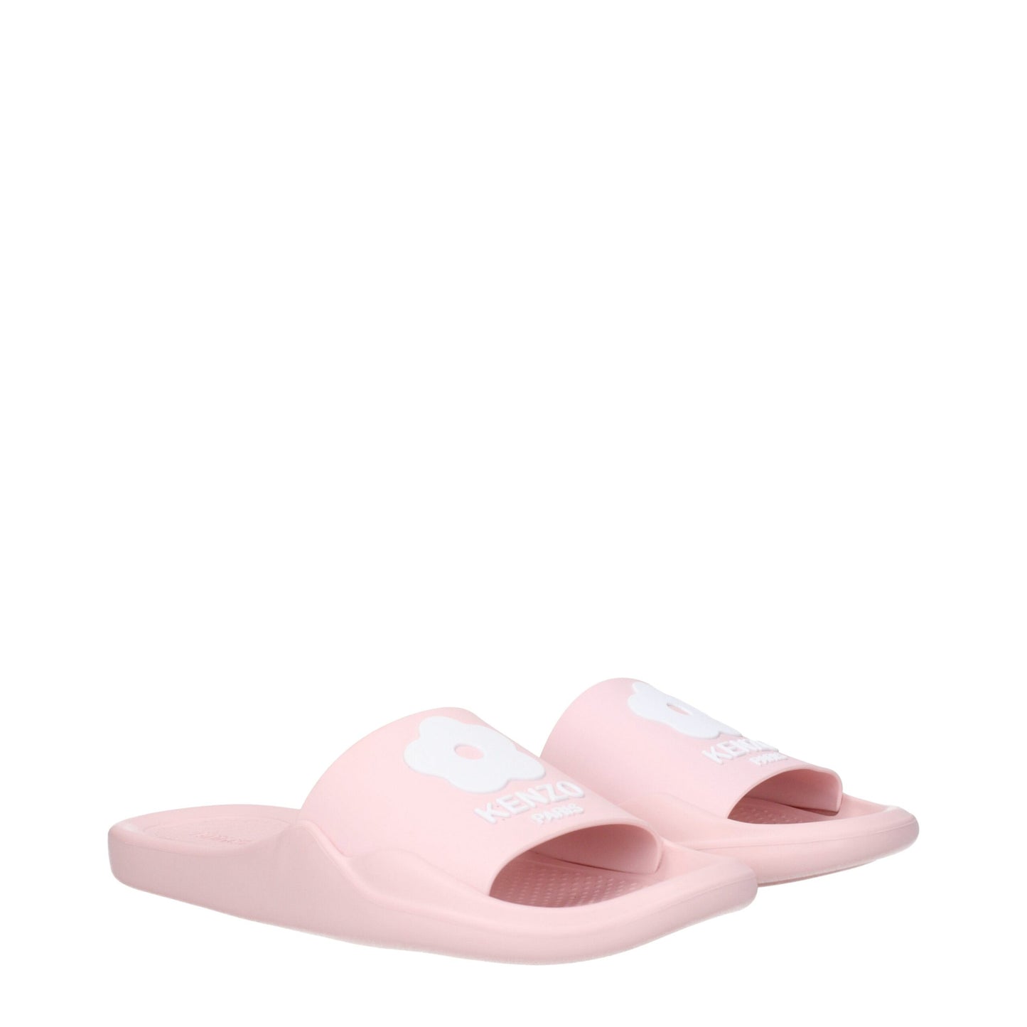 Kenzo Roze Katoenen Slippers Sandalen