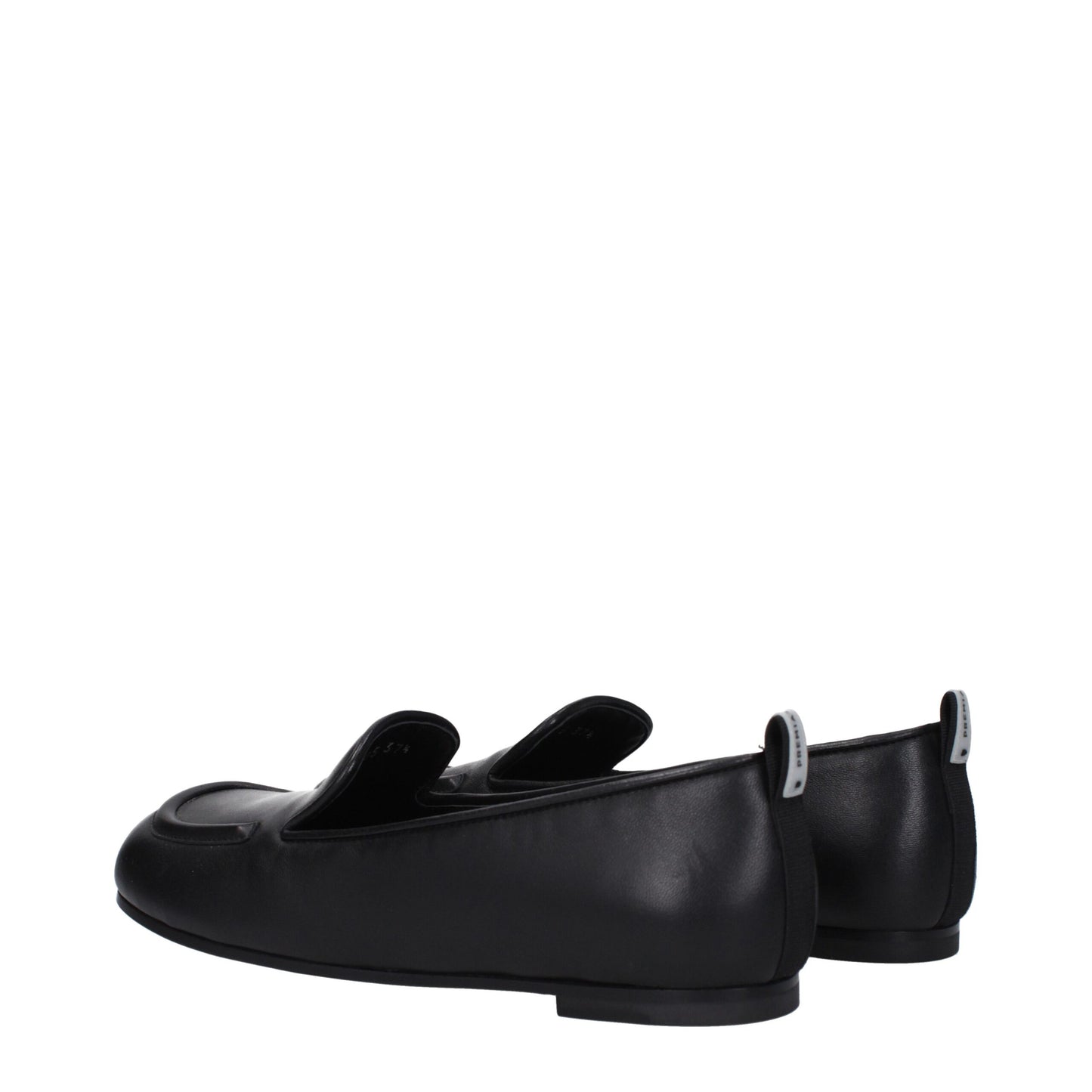 Premiata leren loafers in zwart, zonder veters