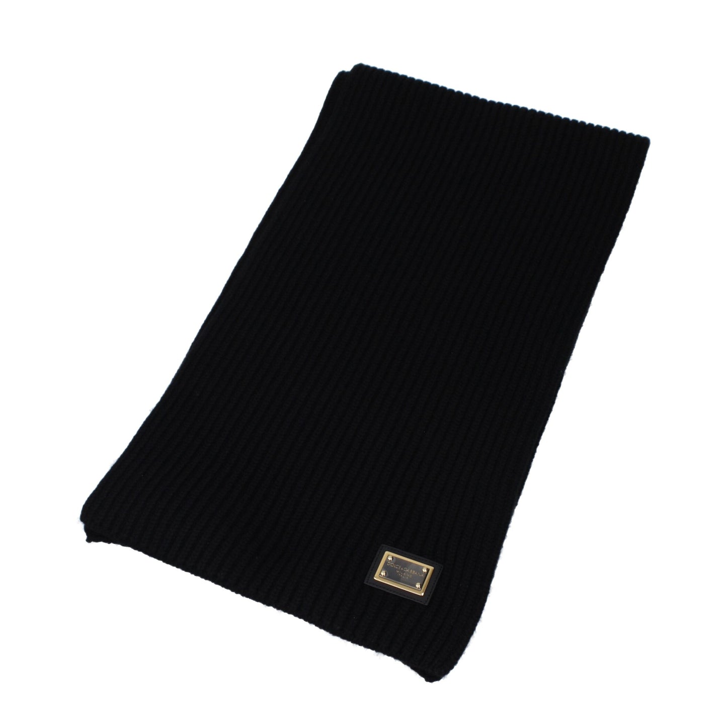 Écharpes en cachemire noir Dolce & Gabbana