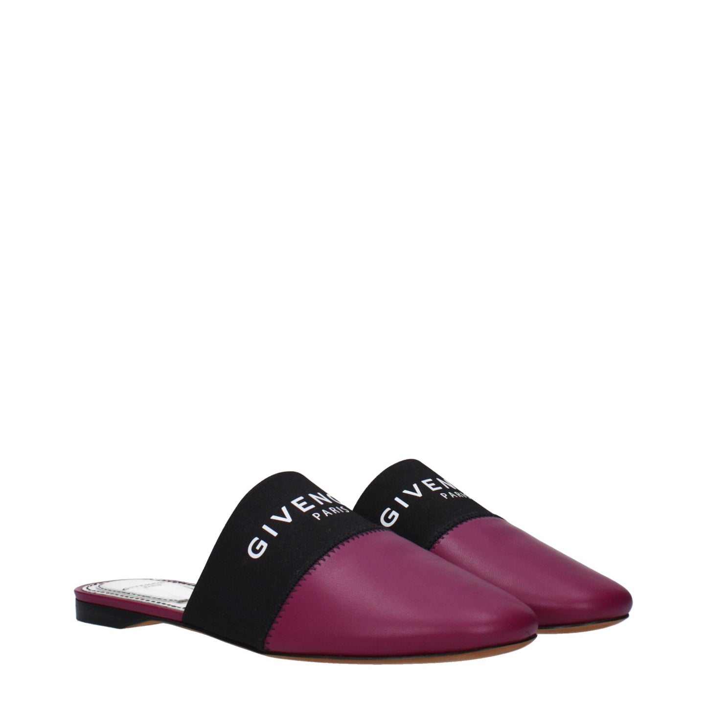 Givenchy slippersandalen van paars leer