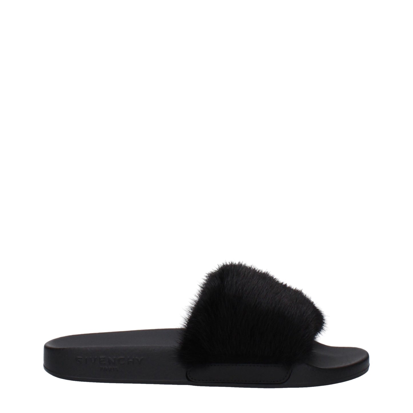 Givenchy Zwarte Katoenen Slippers Sandalen